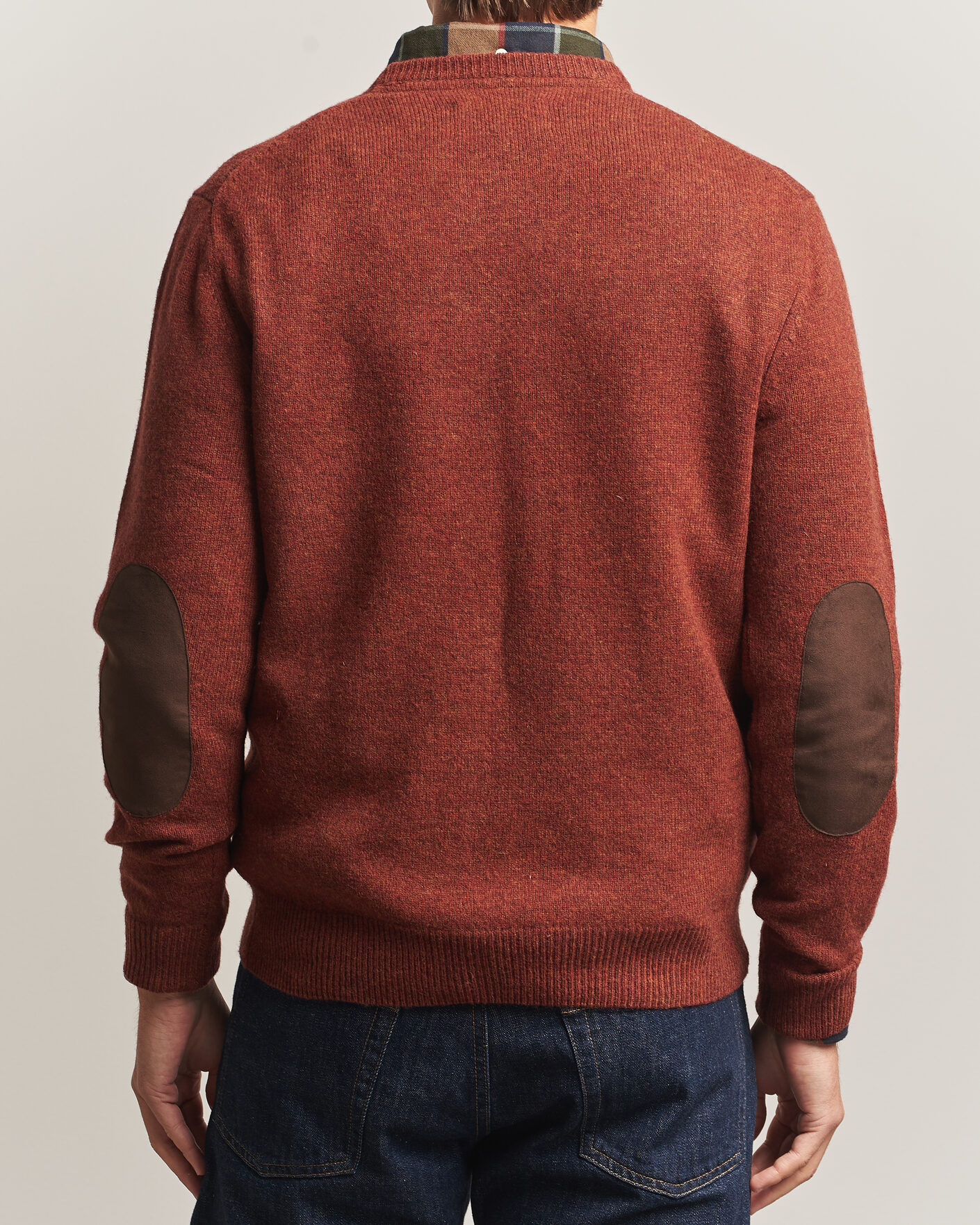Herre | Trøjer | Barbour Lifestyle | Patch Crew Russet