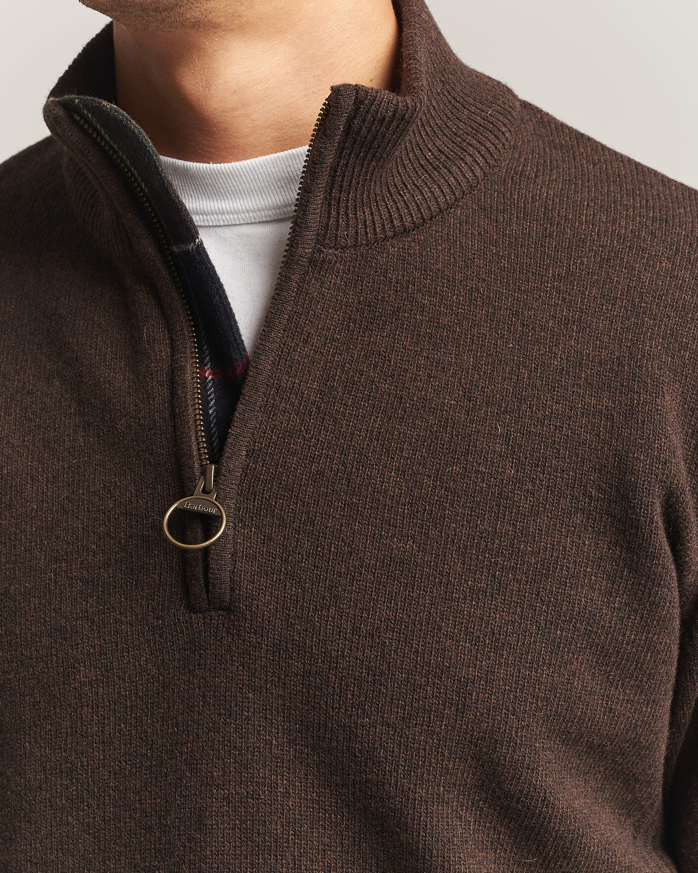 Herre | Trøjer | Barbour Lifestyle | Holden Half Zip Dark Oak