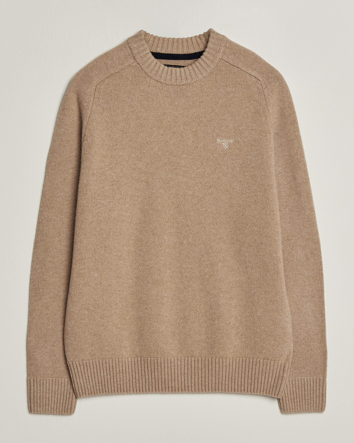 Herre | Trøjer | Barbour Lifestyle | Newtown Lambswool Crewneck Stone