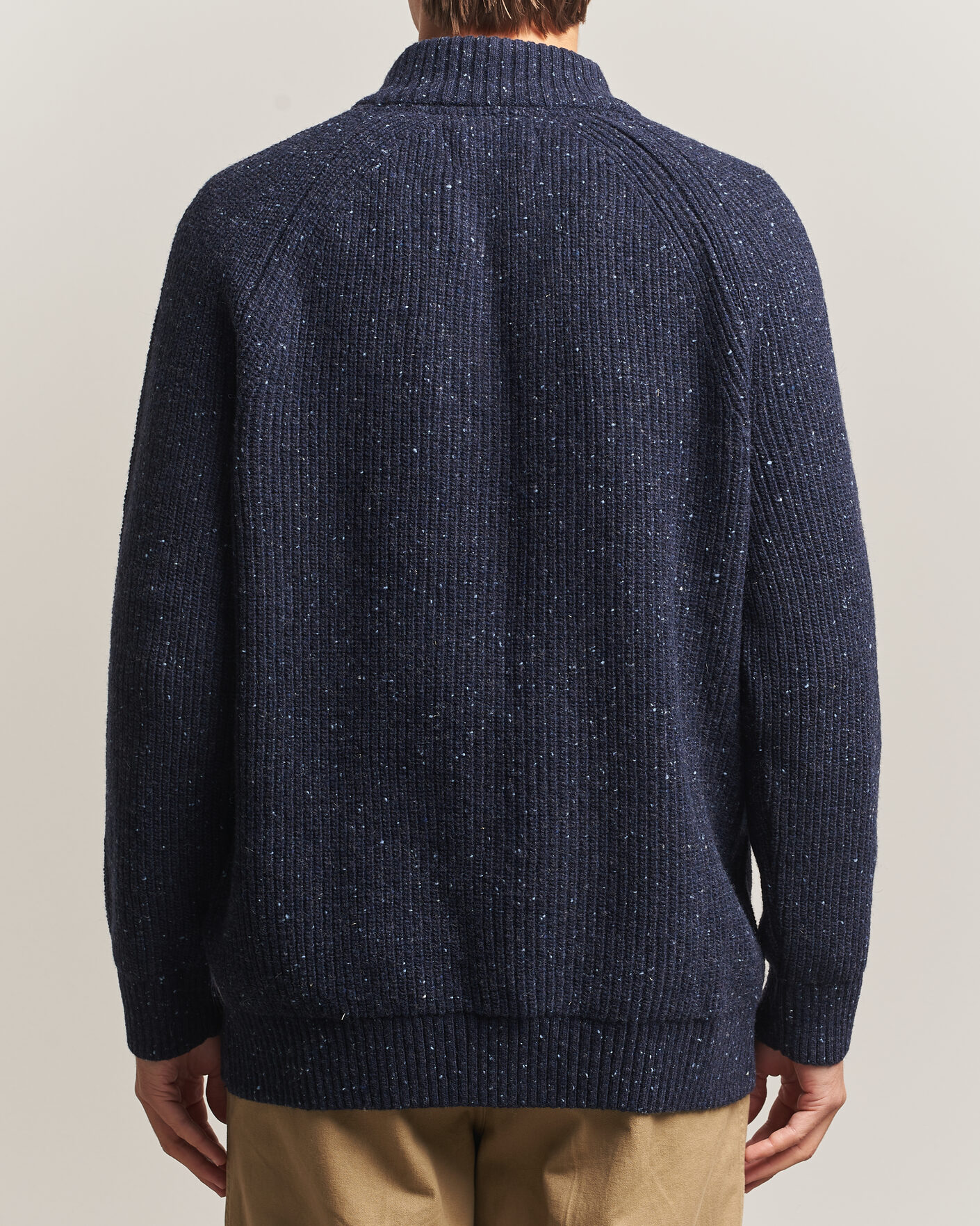 Herre | Trøjer | Barbour Lifestyle | Essentials Donegal Half Zip Navy