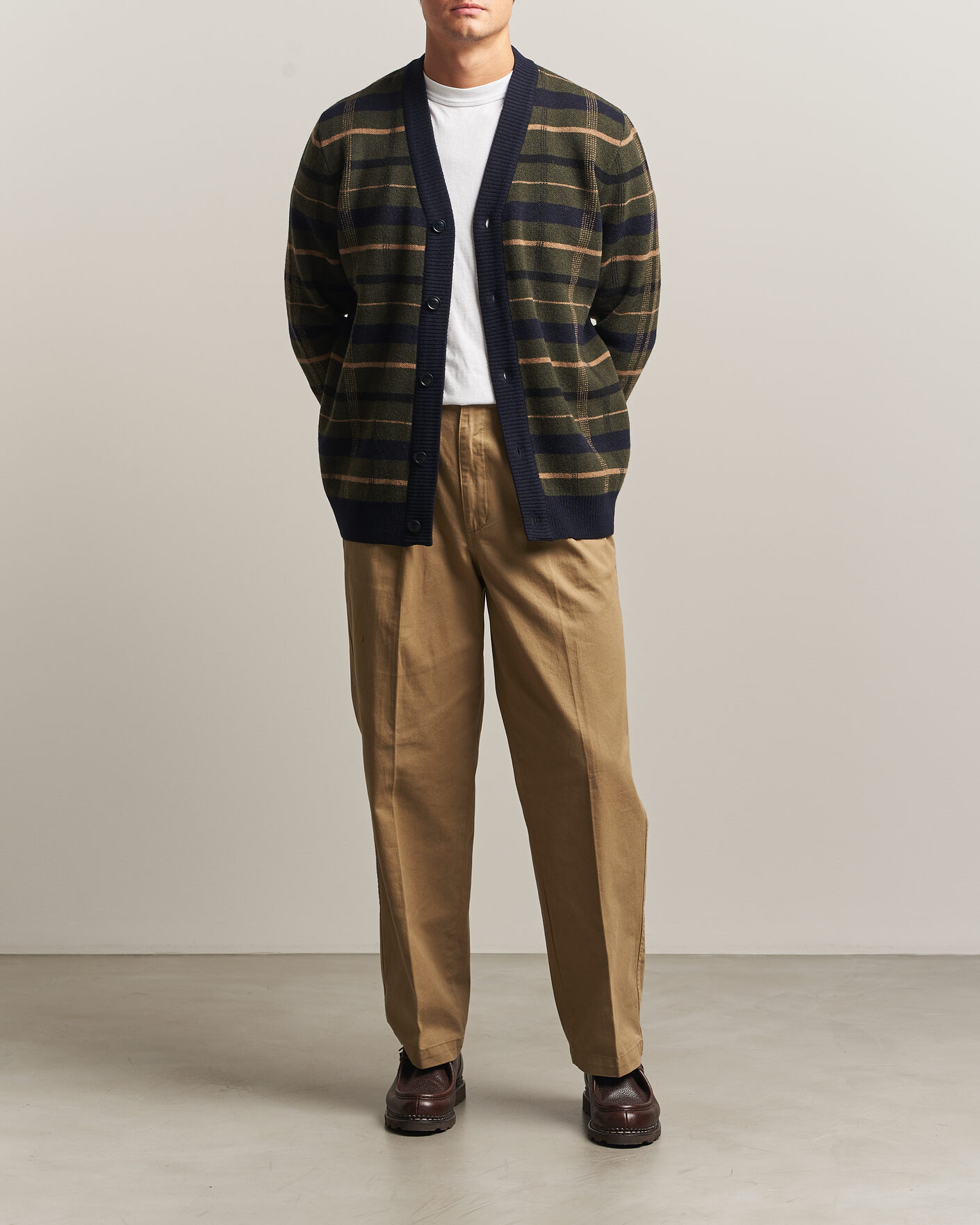 Herre | Trøjer | Barbour Lifestyle | Kane Knitted Cardigan Navy
