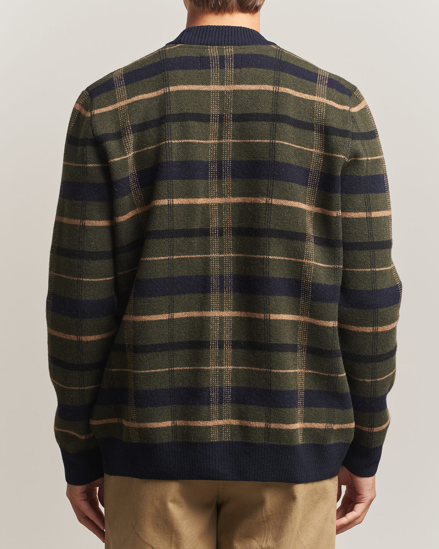 Herre | Trøjer | Barbour Lifestyle | Kane Knitted Cardigan Navy