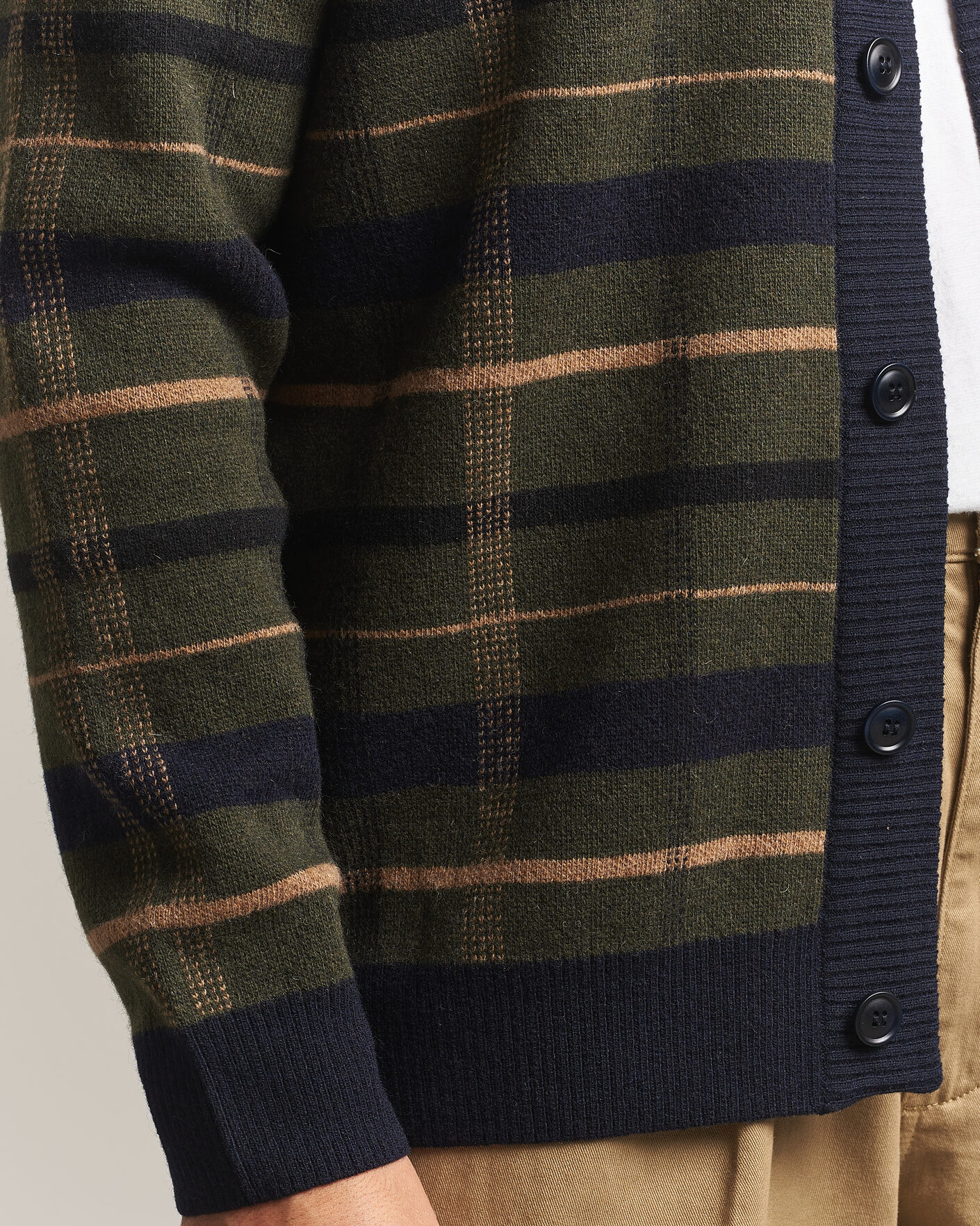 Herre | Trøjer | Barbour Lifestyle | Kane Knitted Cardigan Navy