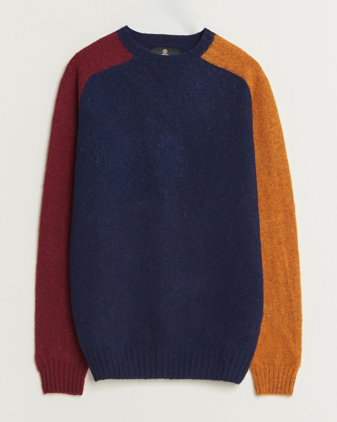 Herre | Trøjer | Barbour Lifestyle | Scottish Made Block Colour Crew Navy