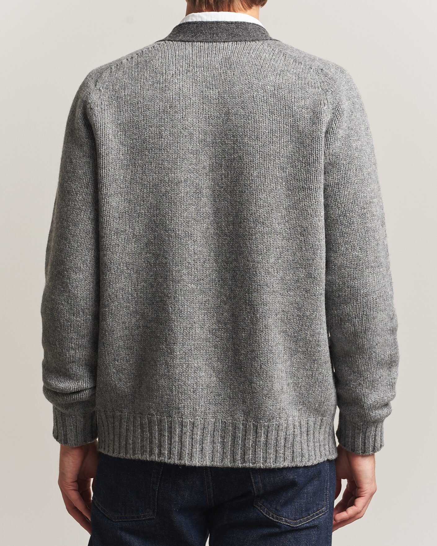 Herre | Trøjer | Barbour Lifestyle | Scottish Made Knitted Cardigan Grey Marl