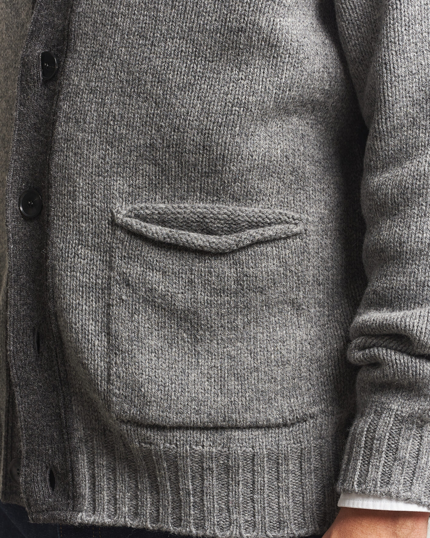 Herre | Trøjer | Barbour Lifestyle | Scottish Made Knitted Cardigan Grey Marl