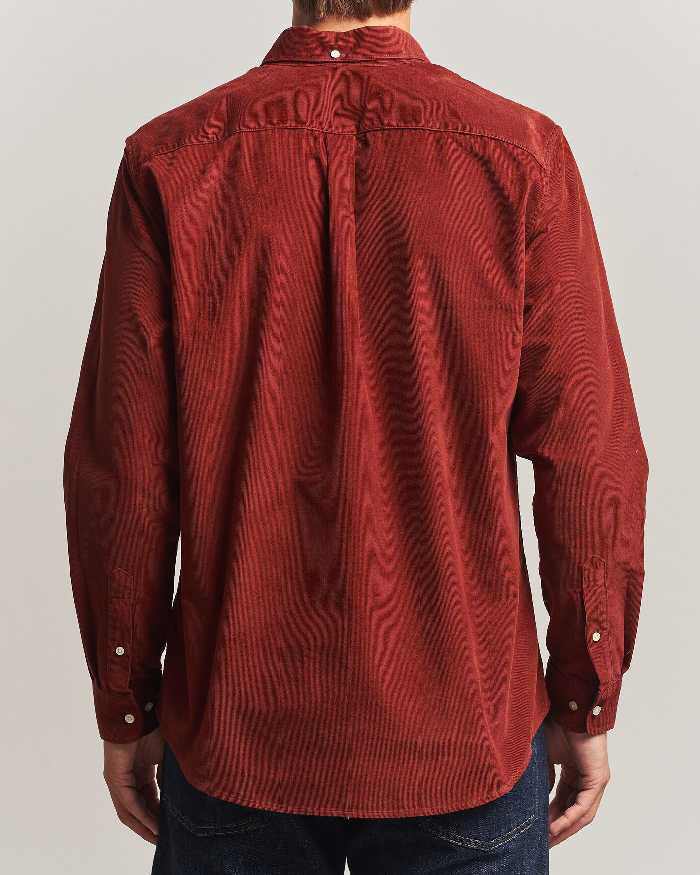 Herre | Skjorter | Barbour Lifestyle | Ramsey Corduroy Shirt Russet Brown