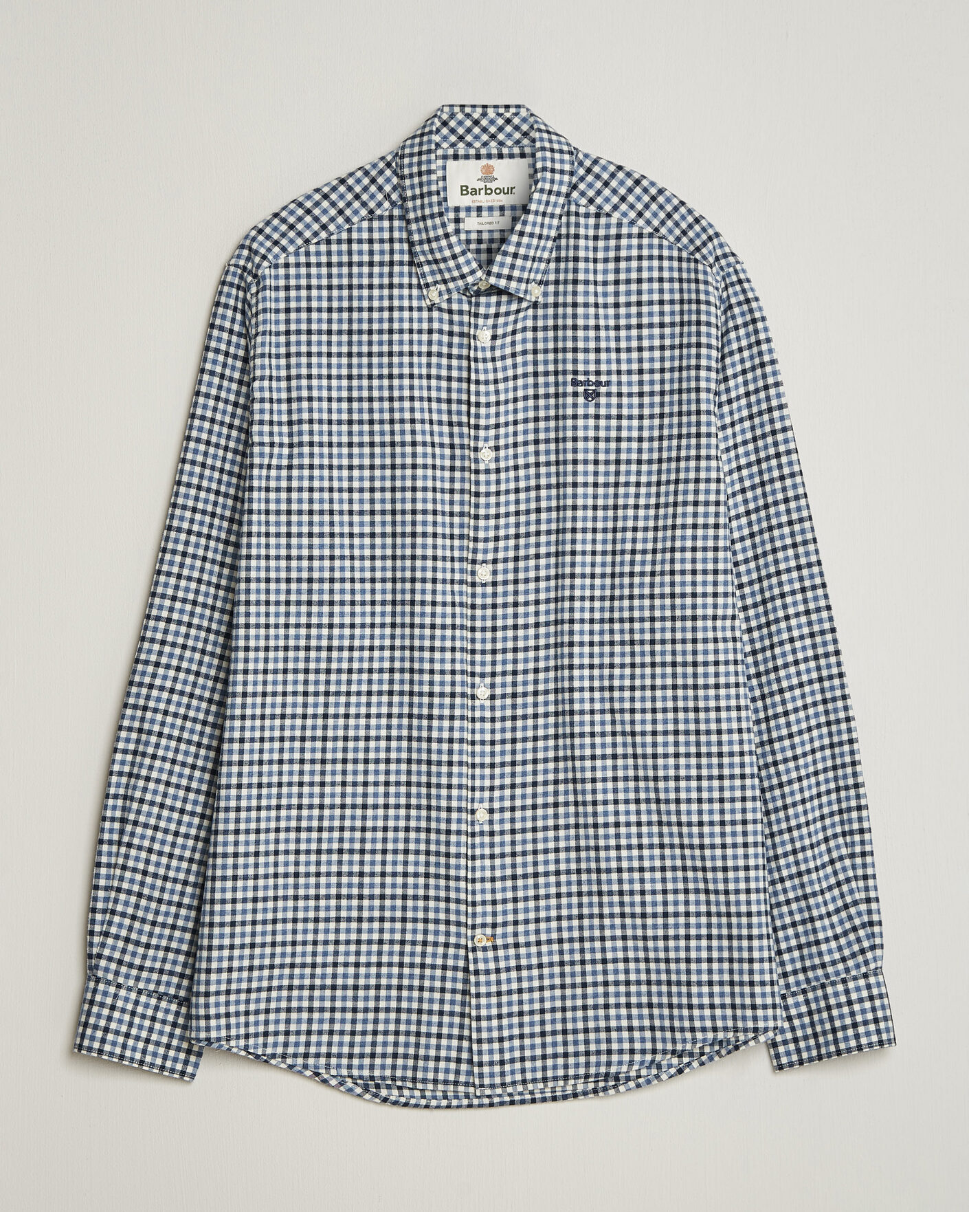 Herre | Skjorter | Barbour Lifestyle | Flannel Check Shirt Shadow Classic