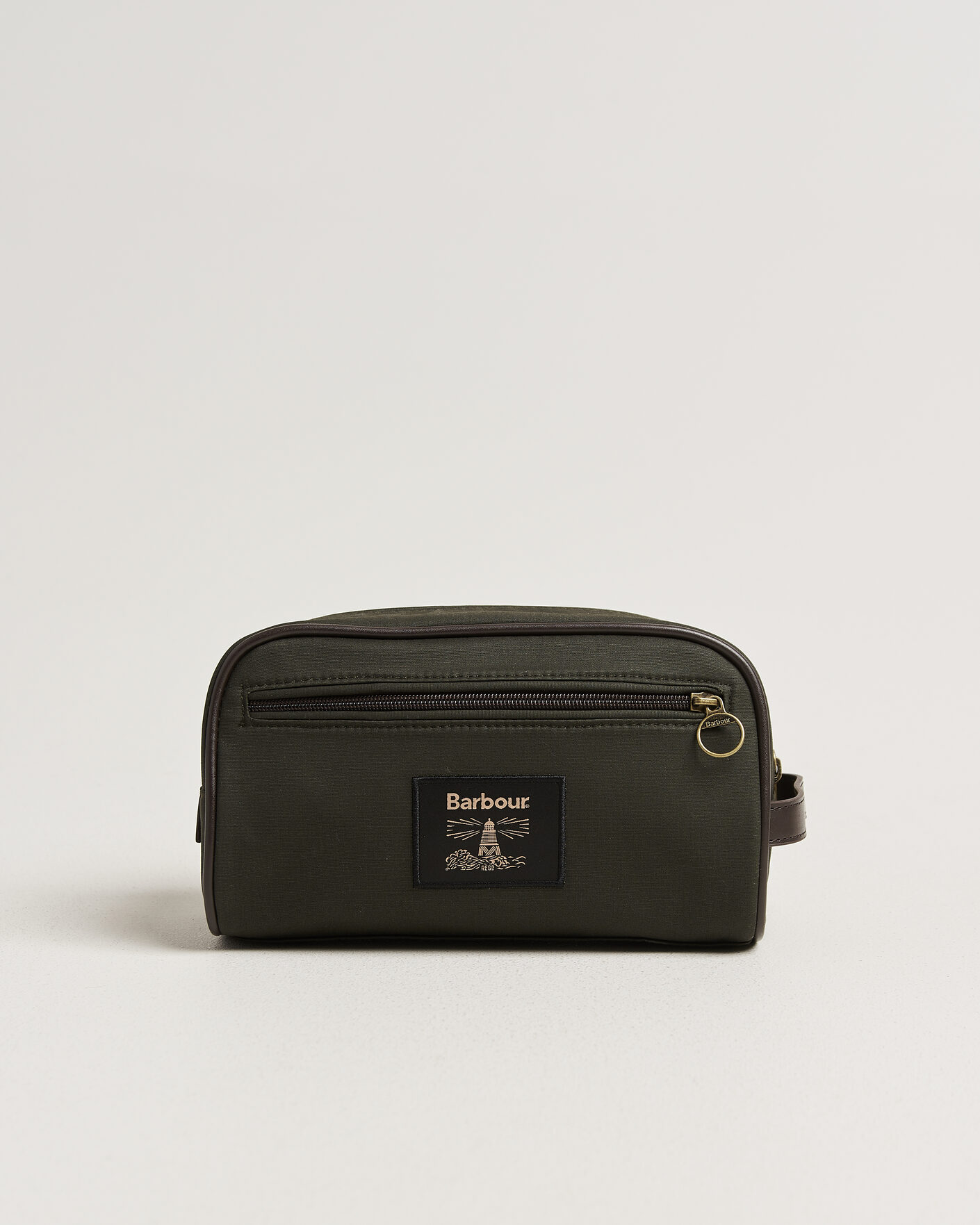 Herre | Tasker | Barbour Lifestyle | Waxed Washbag Olive
