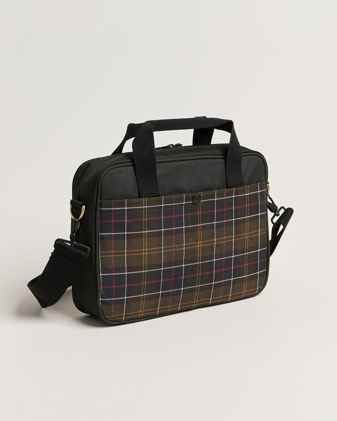 Herre | Tasker | Barbour Lifestyle | Field Wax Laptop Bag Sage