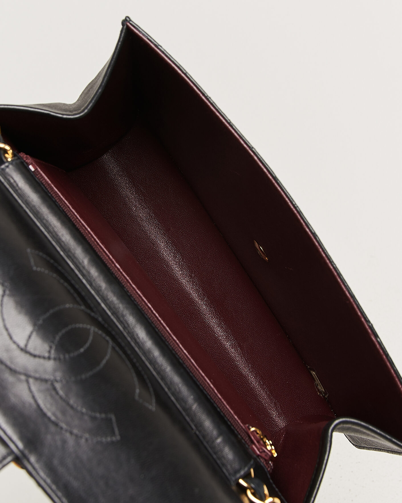 Herre | Pre-Owned & Vintage Bags | Chanel Pre-Owned | Single Flap Bag Black