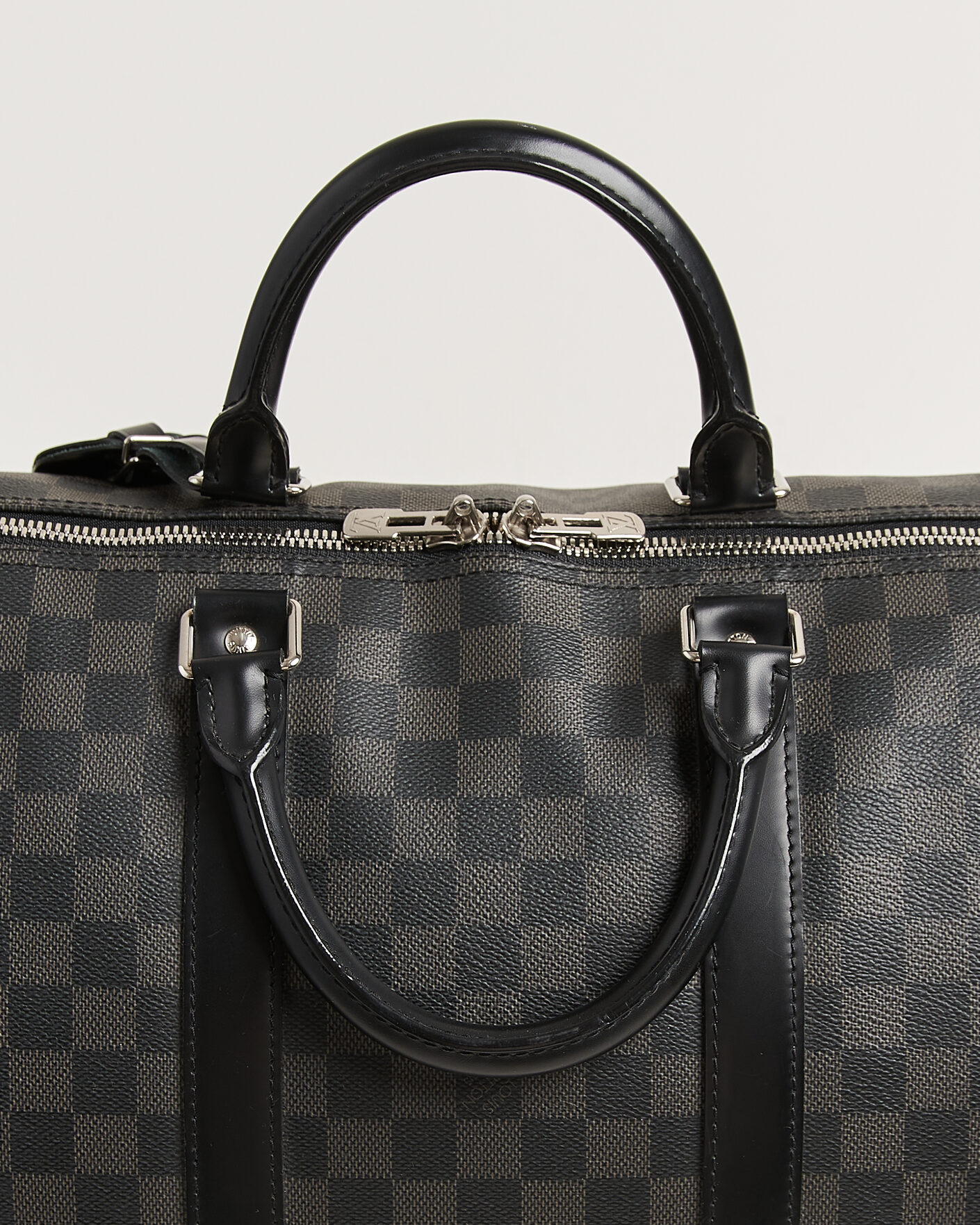 Herre | Pre-Owned & Vintage Bags | Louis Vuitton Pre-Owned | Keepall Bandouliére 55 Damier Graphite