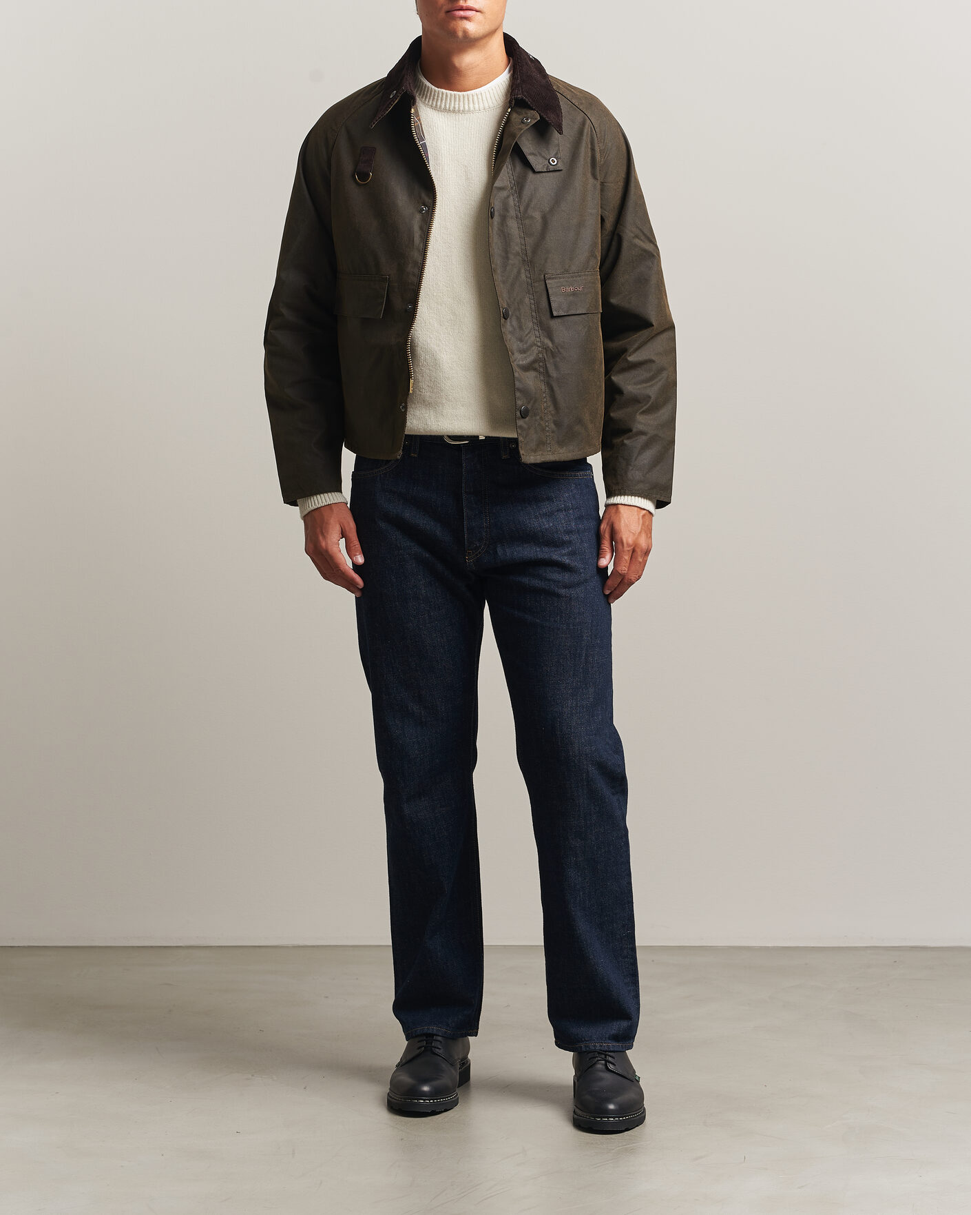Herre | Jakker | Barbour Heritage | Spey Wax Jacket Olive
