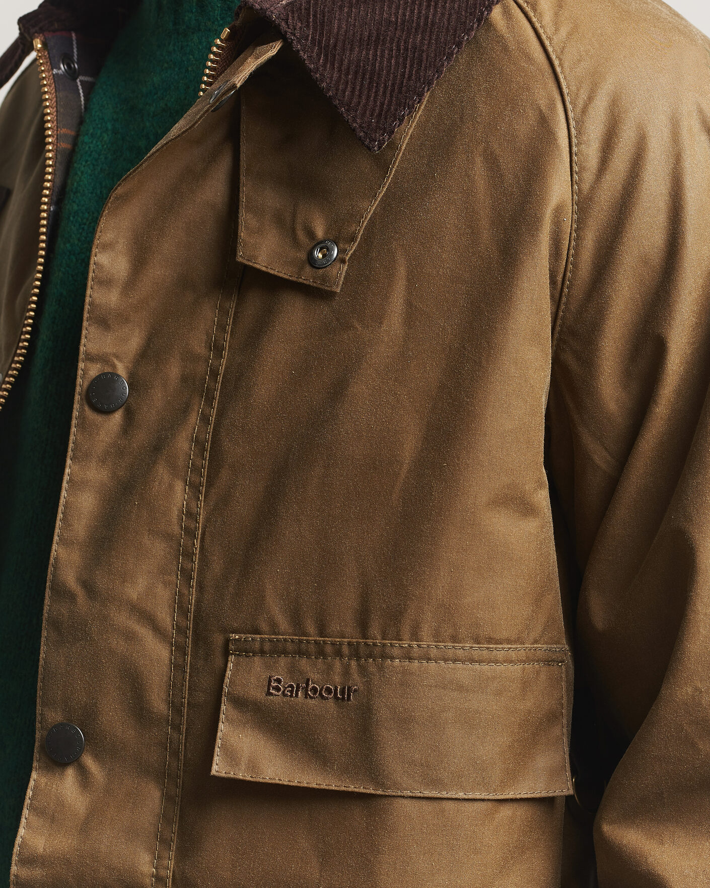 Herre | Jakker | Barbour Heritage | Spey Wax Jacket Sand