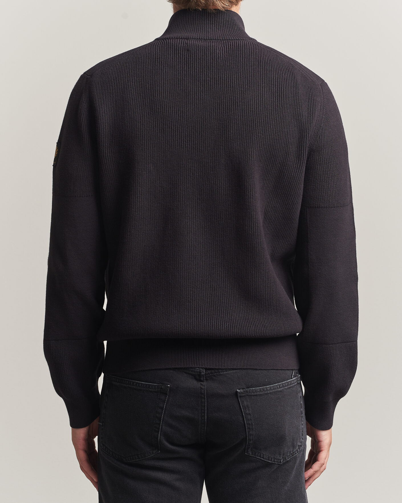 Herre | Trøjer | Belstaff | Commander Knitted Full Zip Black