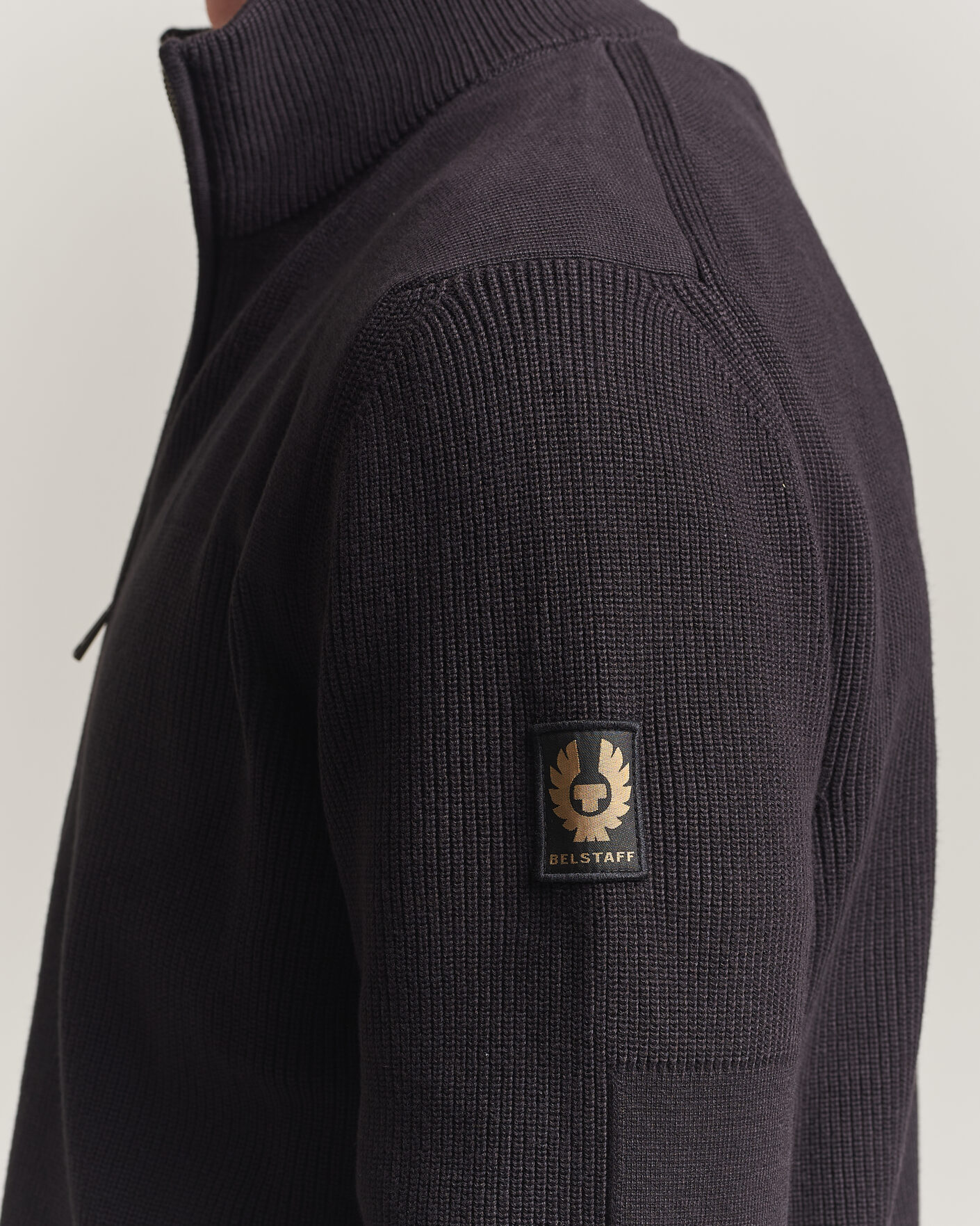 Herre | Trøjer | Belstaff | Commander Knitted Full Zip Black