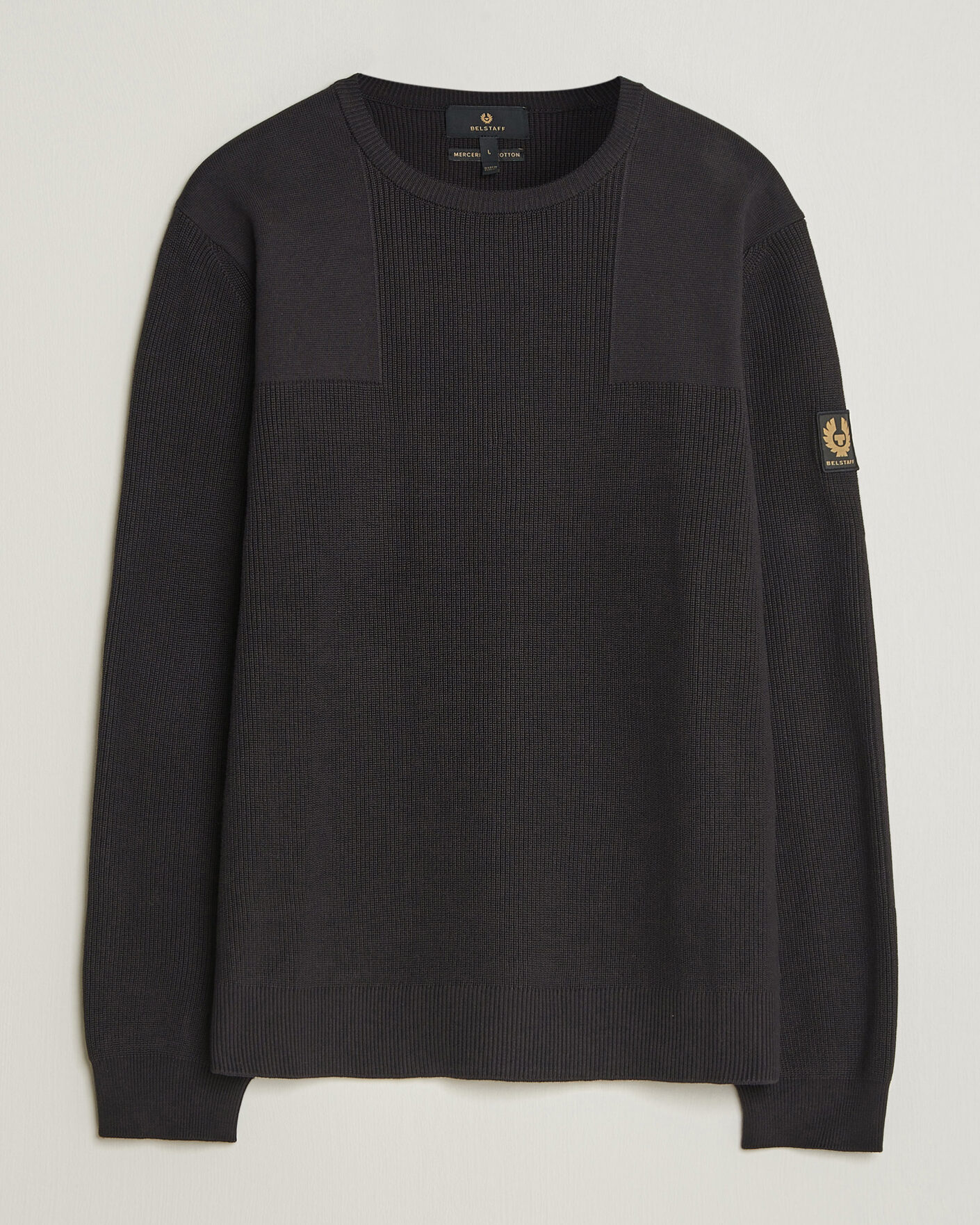 Herre | Trøjer | Belstaff | Commander Knitted Crew Neck Black