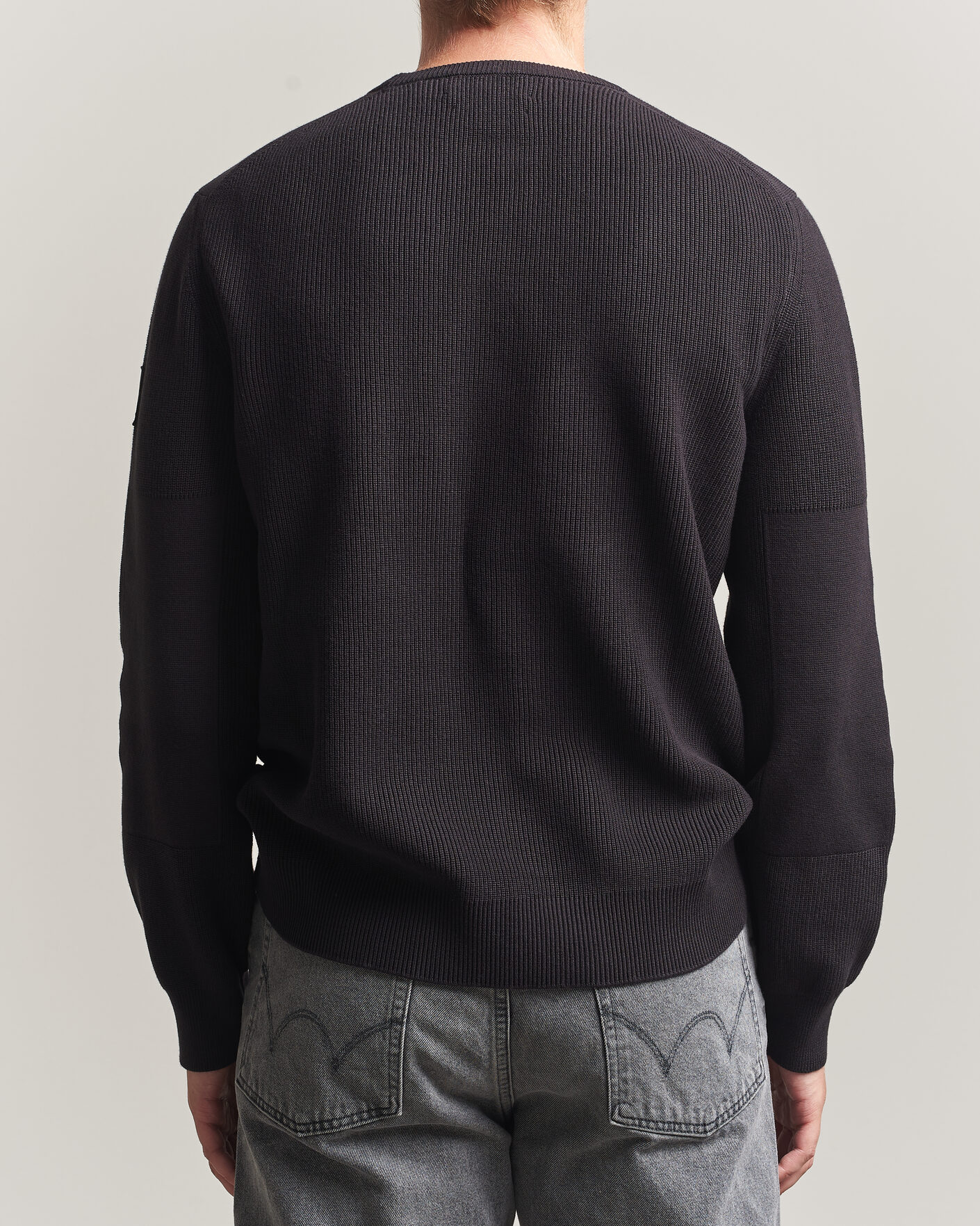 Herre | Trøjer | Belstaff | Commander Knitted Crew Neck Black