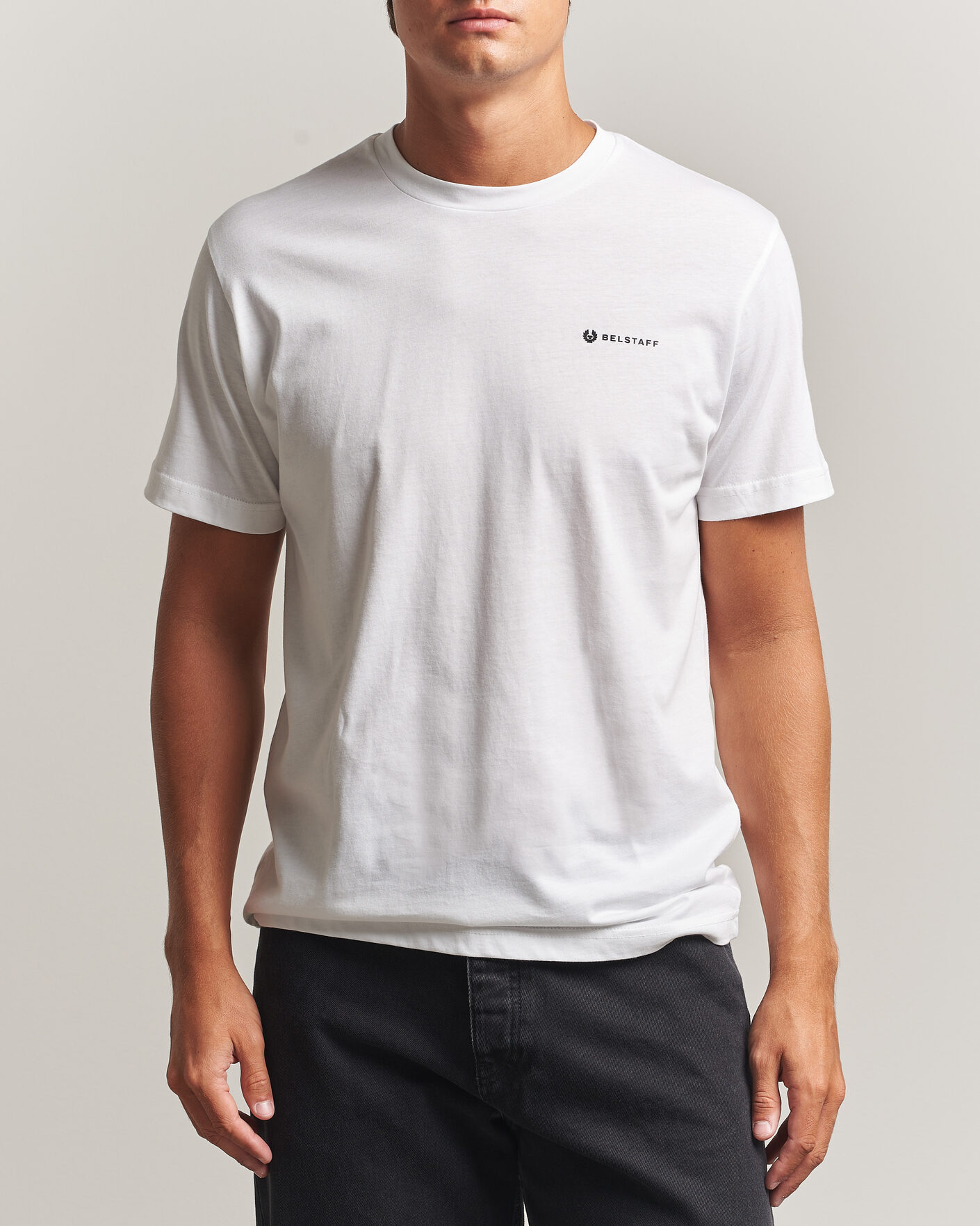 Herre | T-Shirts | Belstaff | 3-Pack Crew Neck T-Shirt Black/Dark Ink/White