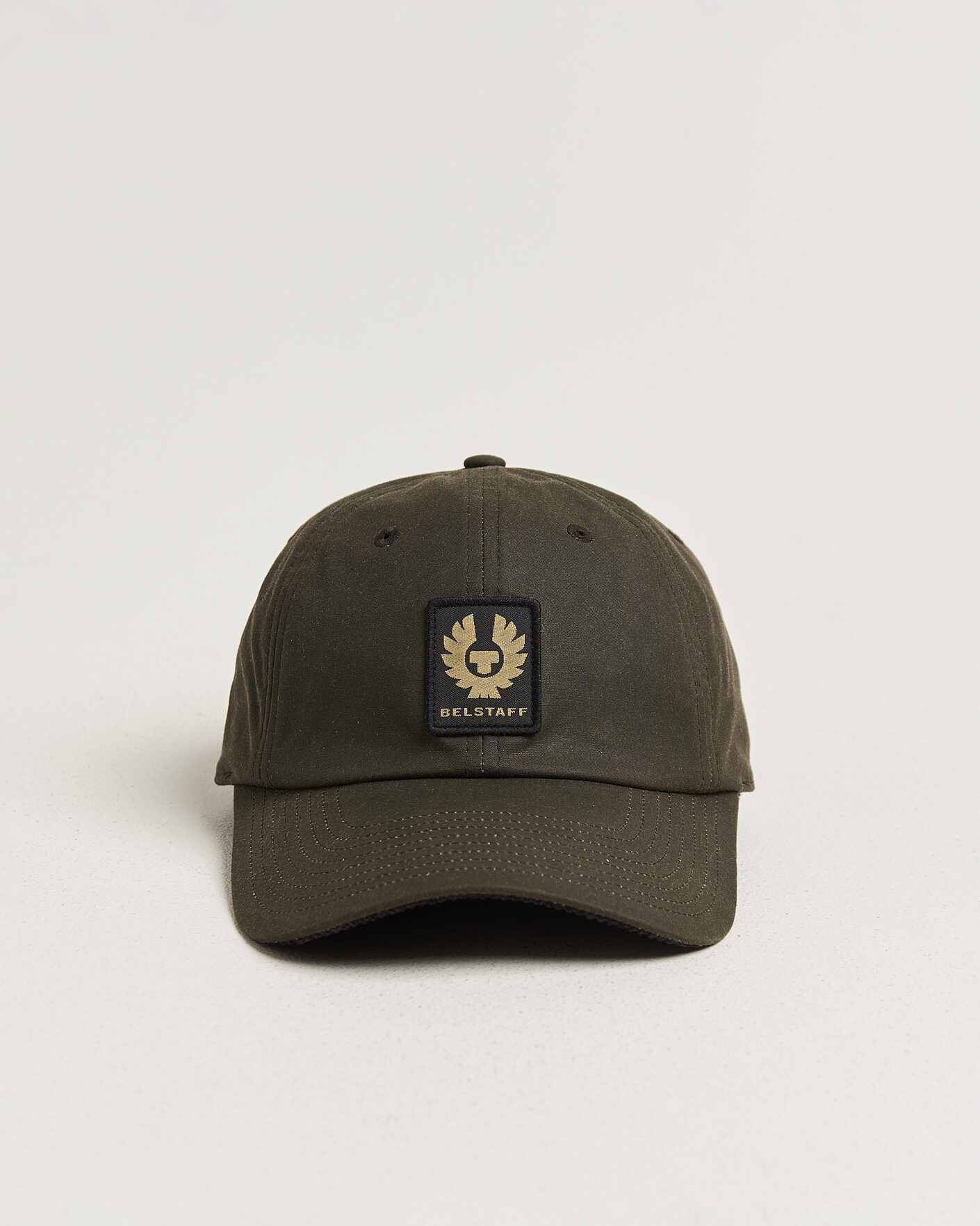 Herre | Hatte & kasketter | Belstaff | Phoenix Wax Logo Cap Faded Olive