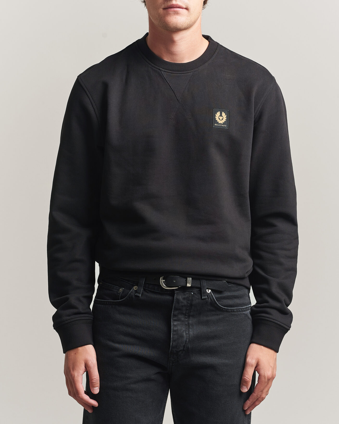 Herre | Trøjer | Belstaff | Signature Crew Neck Sweatshirt Black