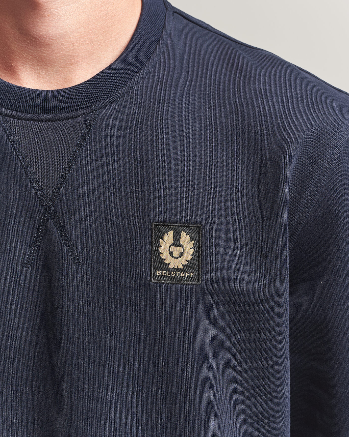 Herre | Trøjer | Belstaff | Signature Crew Neck Sweatshirt Dark Ink