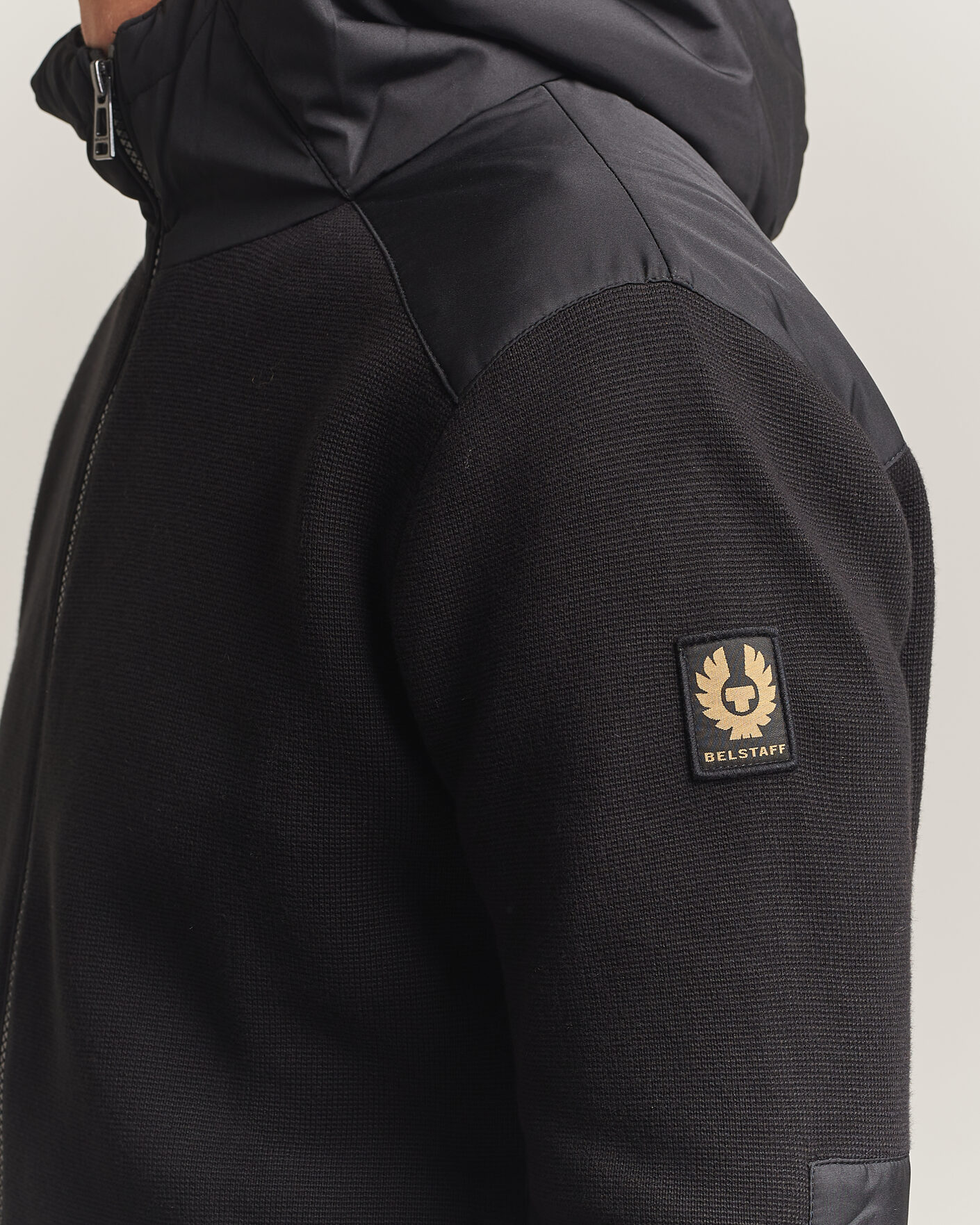 Herre | Jakker | Belstaff | Console Hooded Hybrid Jacket Black