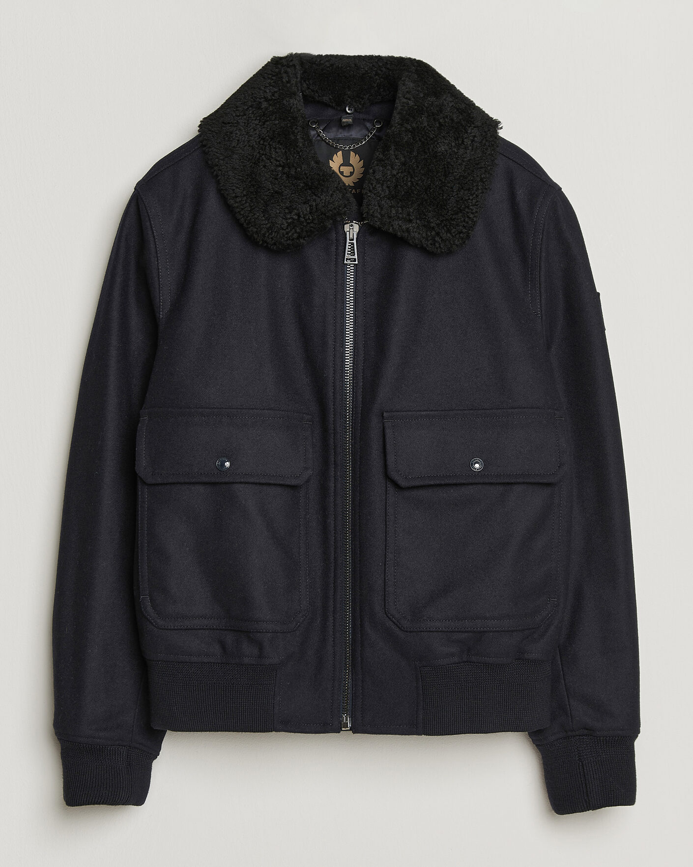 Herre | Jakker | Belstaff | Welder Wool Bomber Jacket Dark Ink