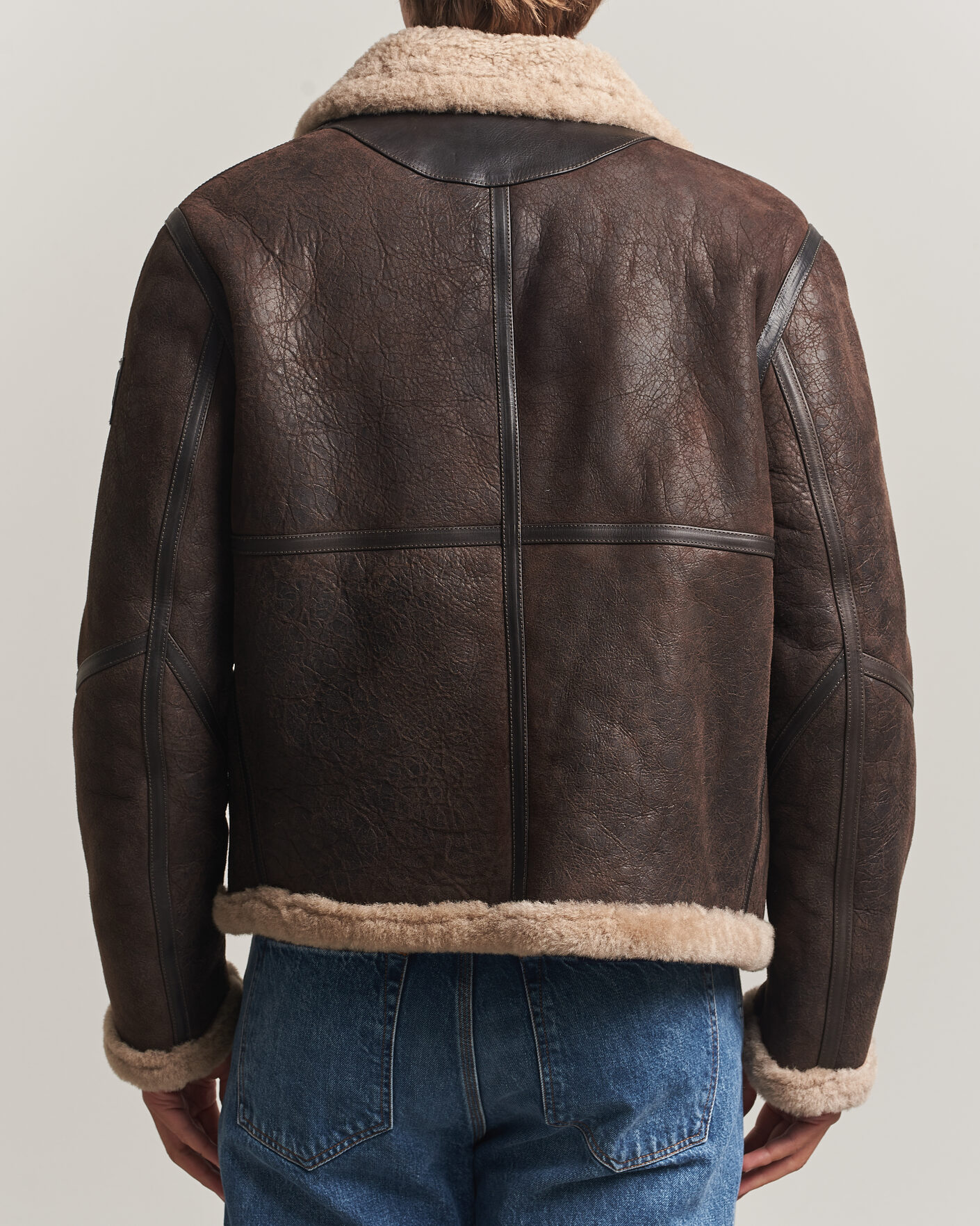 Herre | Jakker | Belstaff | Winterbrook Shearling Jacket Dark Brown