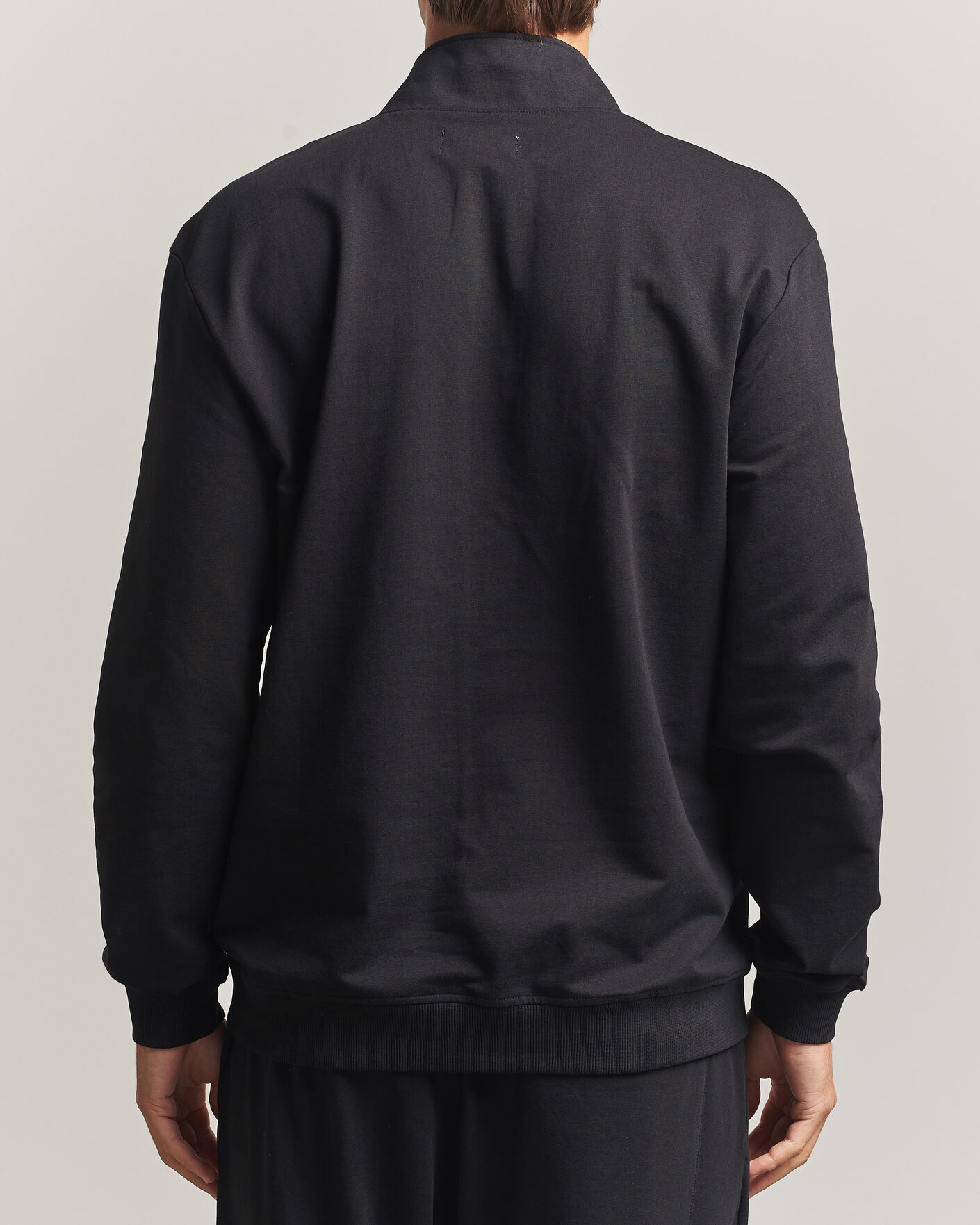 Herre | Trøjer | Bread & Boxers | Loungewear Half Zip Black