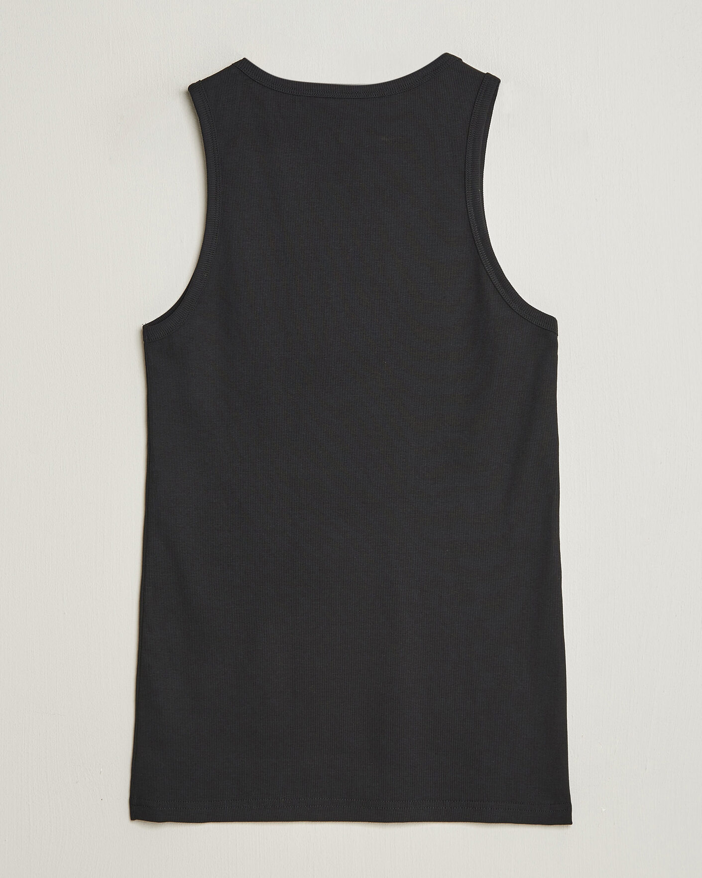Herre | T-Shirts | Bread & Boxers | 2-Pack Ribbed Tank Black