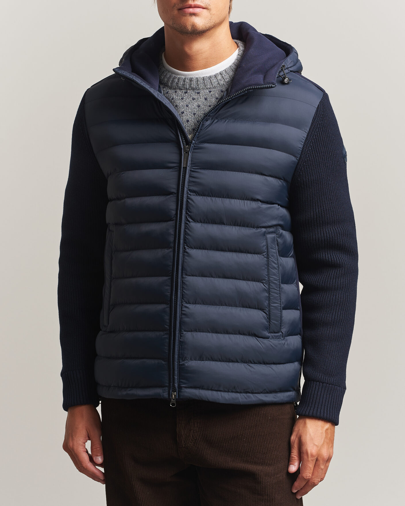 Herre | Jakker | Colmar | Hybrid Hood Jacket Navy