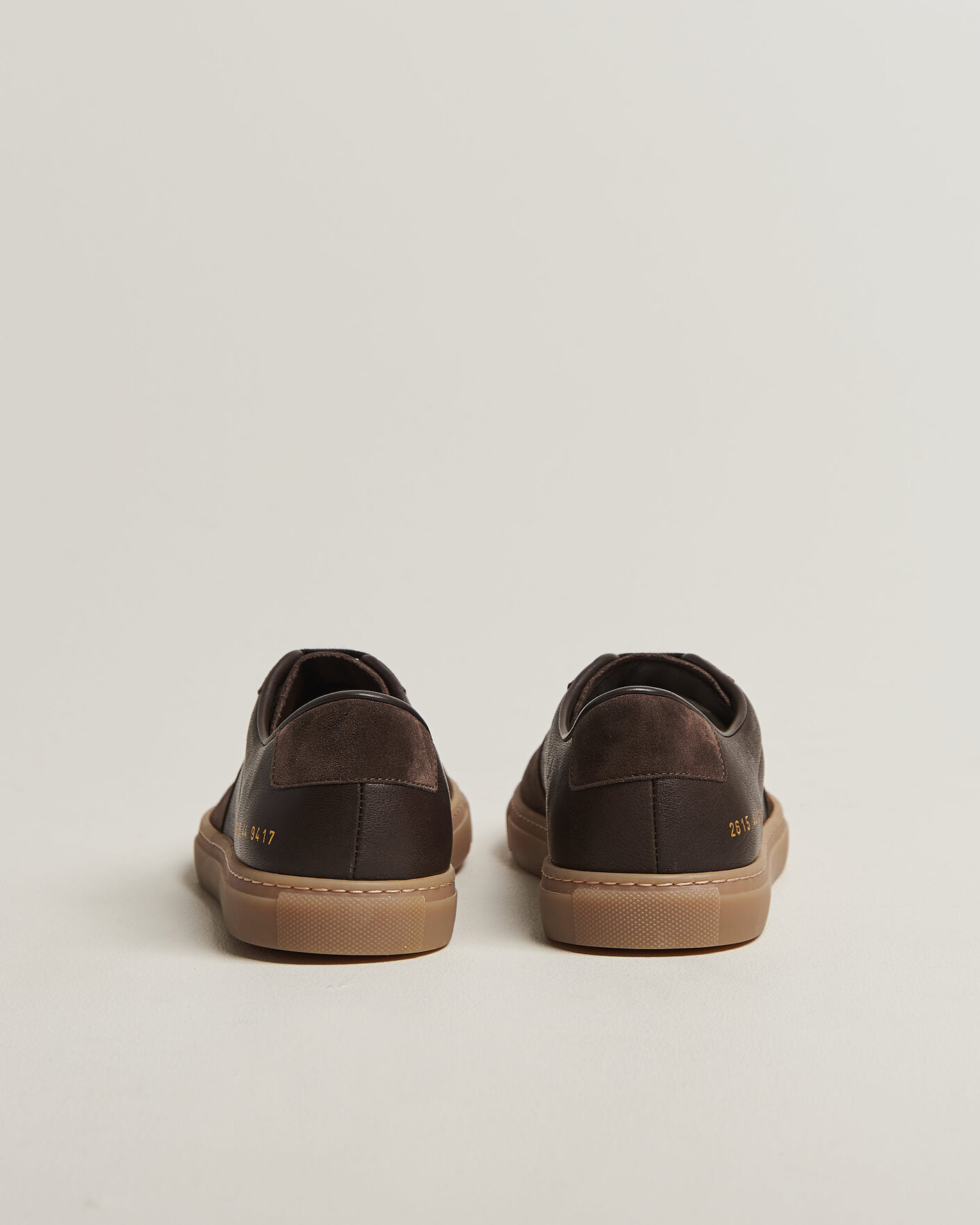 Herre | Sneakers | Common Projects | Bball Duo Leather Sneaker Dark Brown