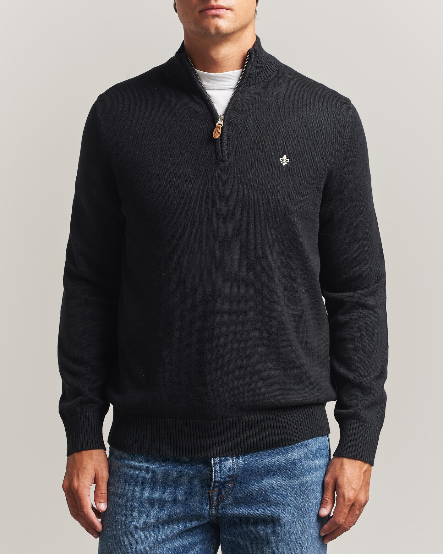 Herre | Trøjer | Morris | Darmon Half Zip Black