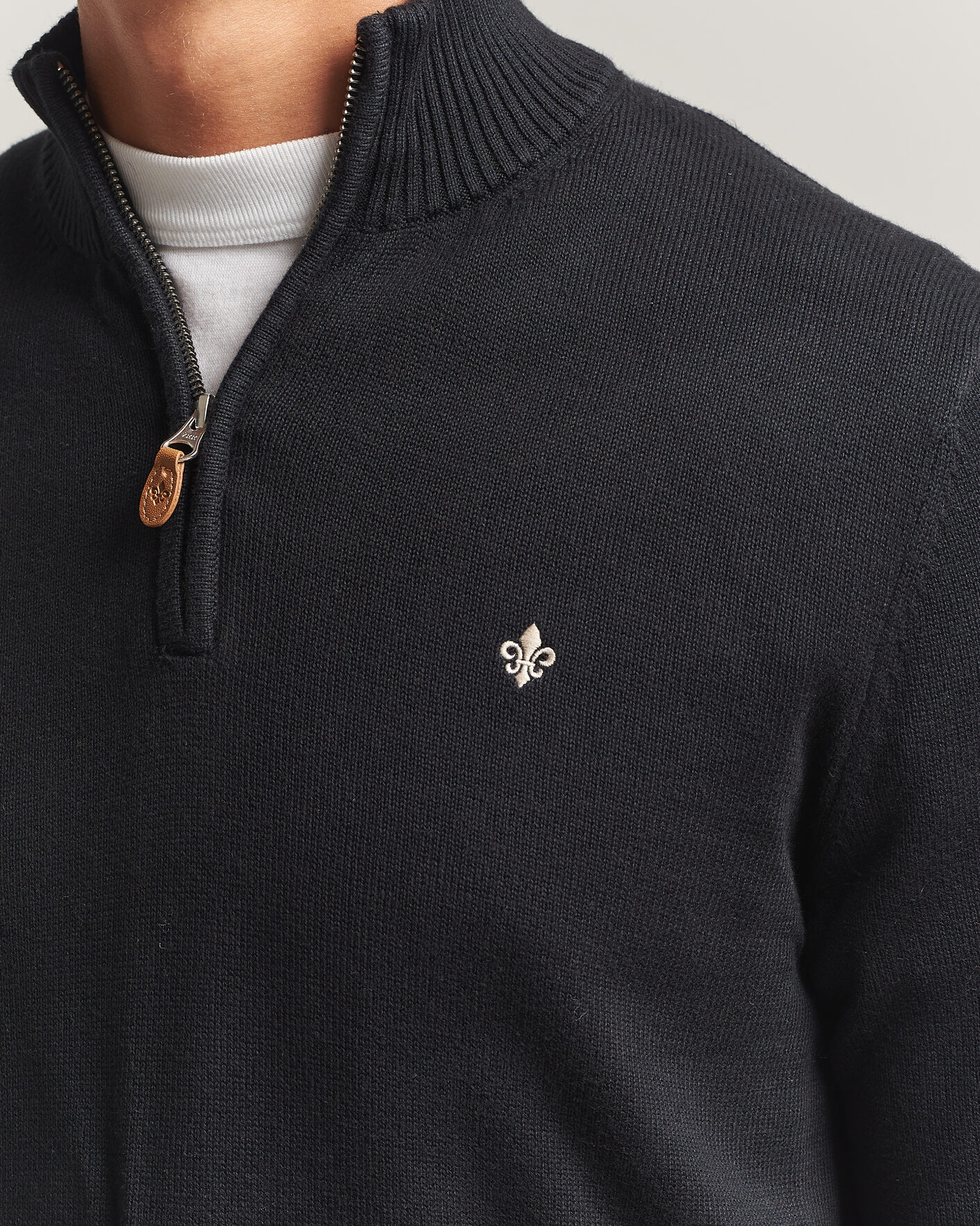 Herre | Trøjer | Morris | Darmon Half Zip Black