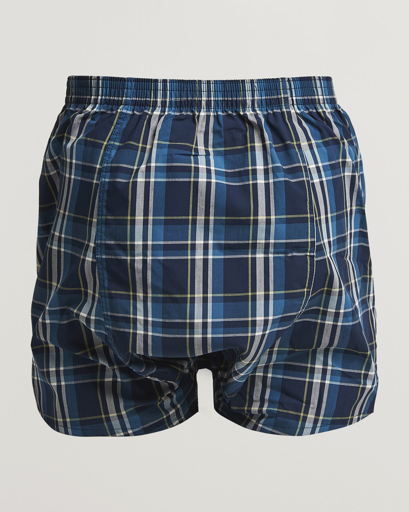 Herre | Undertøj | Derek Rose | Classic Fit Woven Cotton Boxer Shorts Navy