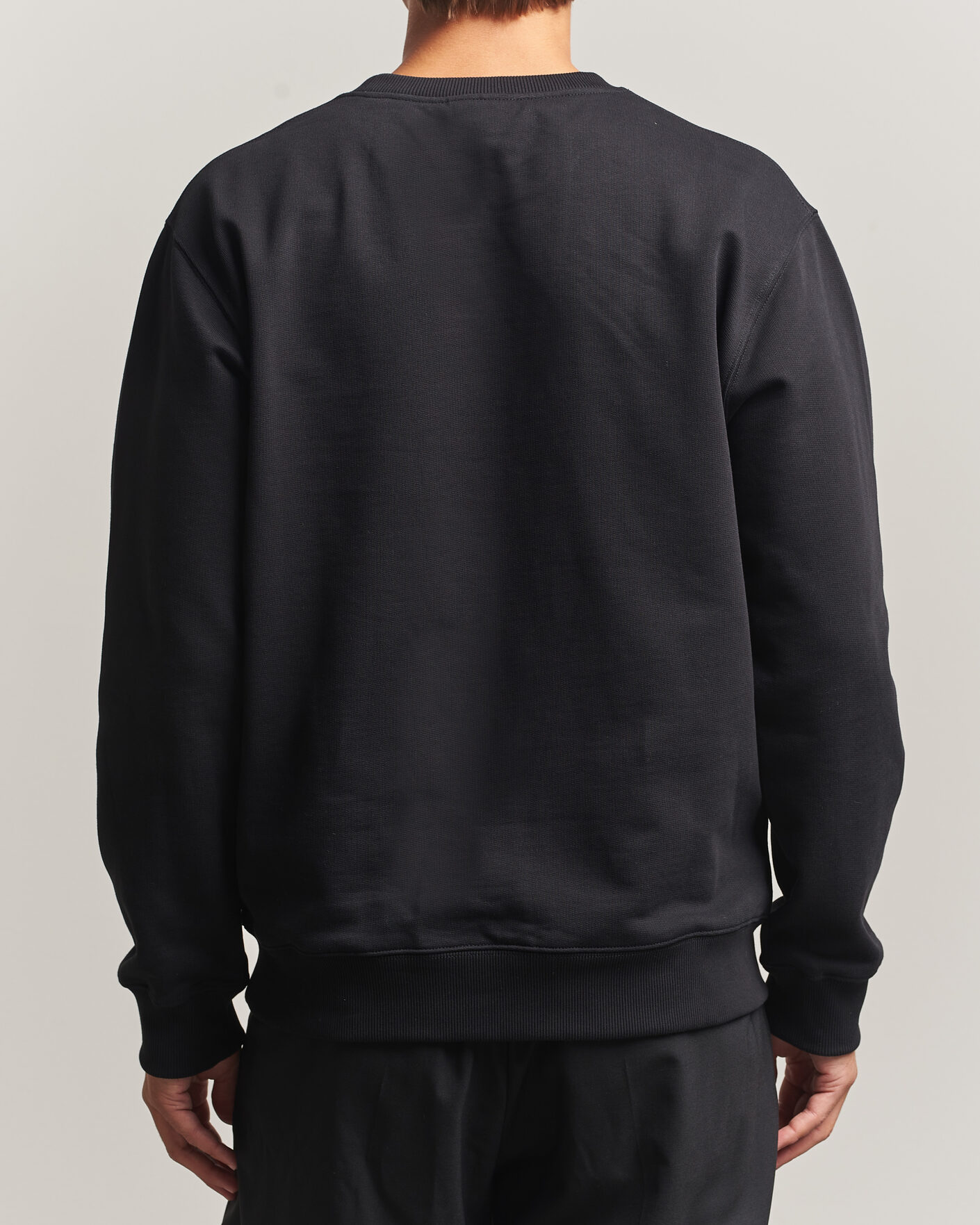 Herre | Trøjer | Drôle de Monsieur | Mirror D Embroidered Sweatshirt Black