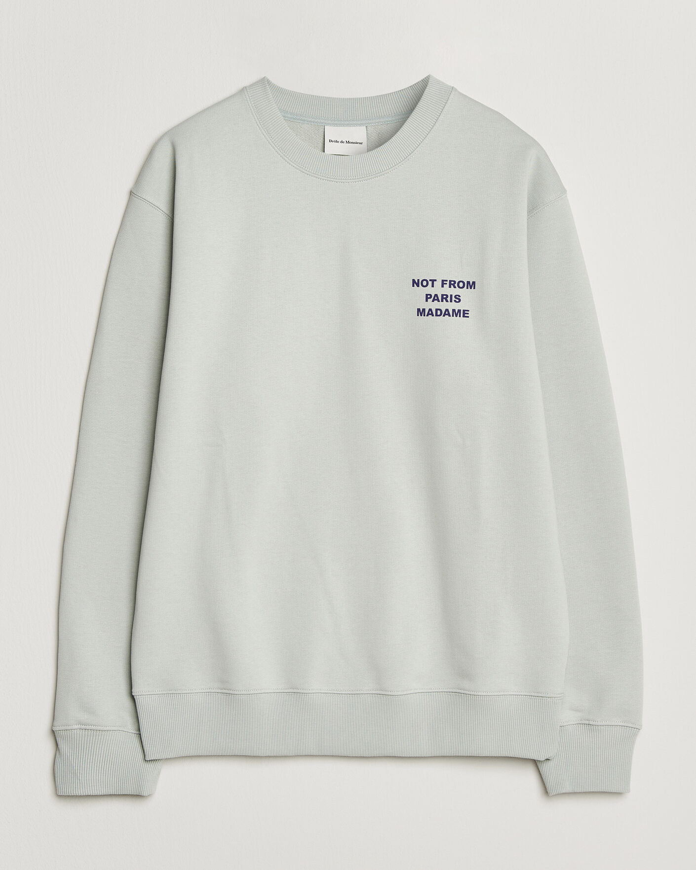 Herre | Trøjer | Drôle de Monsieur | Bold Slogan Sweatshirt Grey