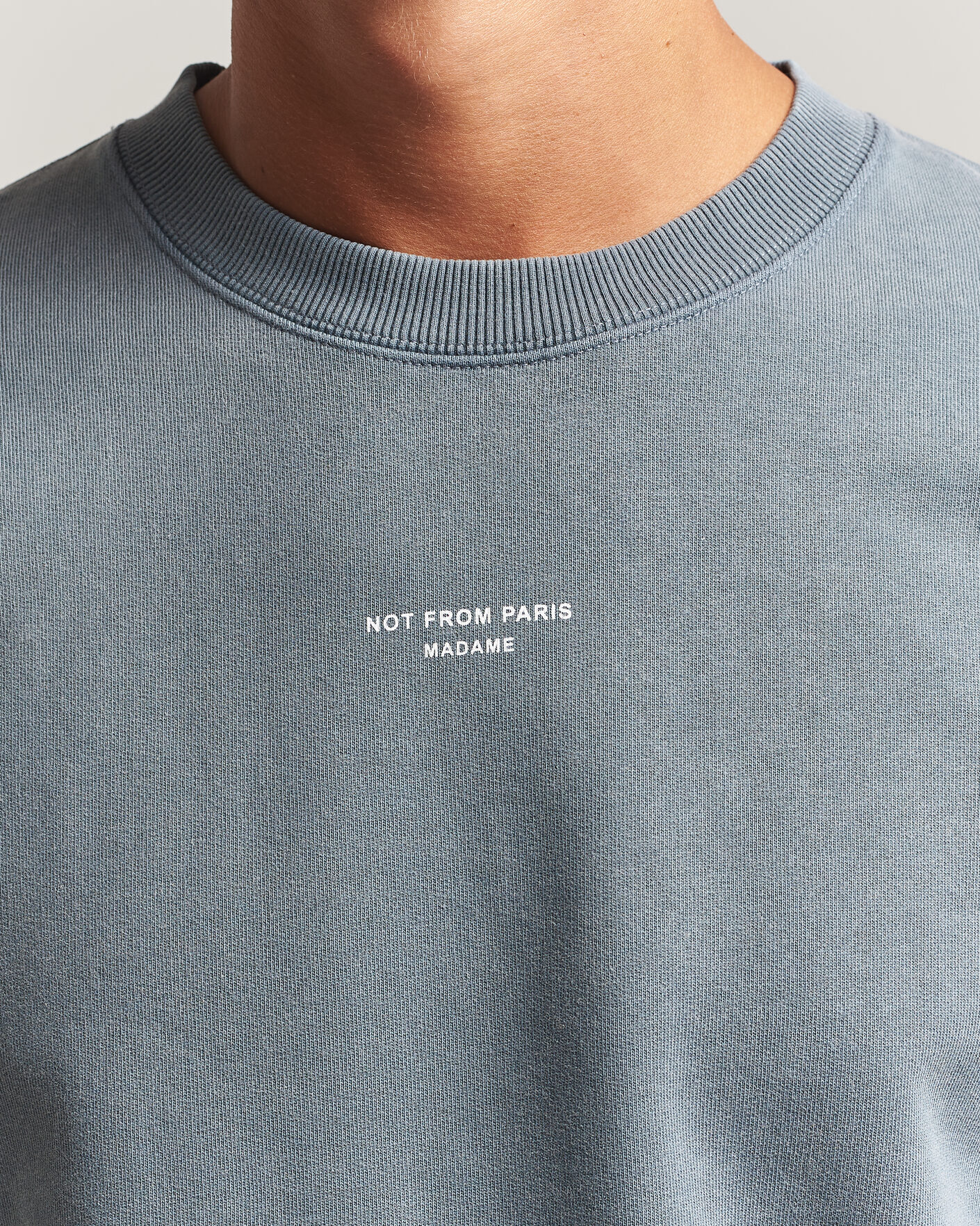 Herre | Trøjer | Drôle de Monsieur | Classic Slogan Sweatshirt Dark Grey