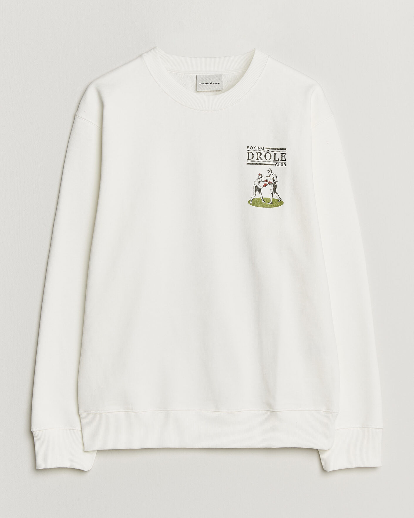 Herre | Trøjer | Drôle de Monsieur | Boxers Sweatshirt Off White