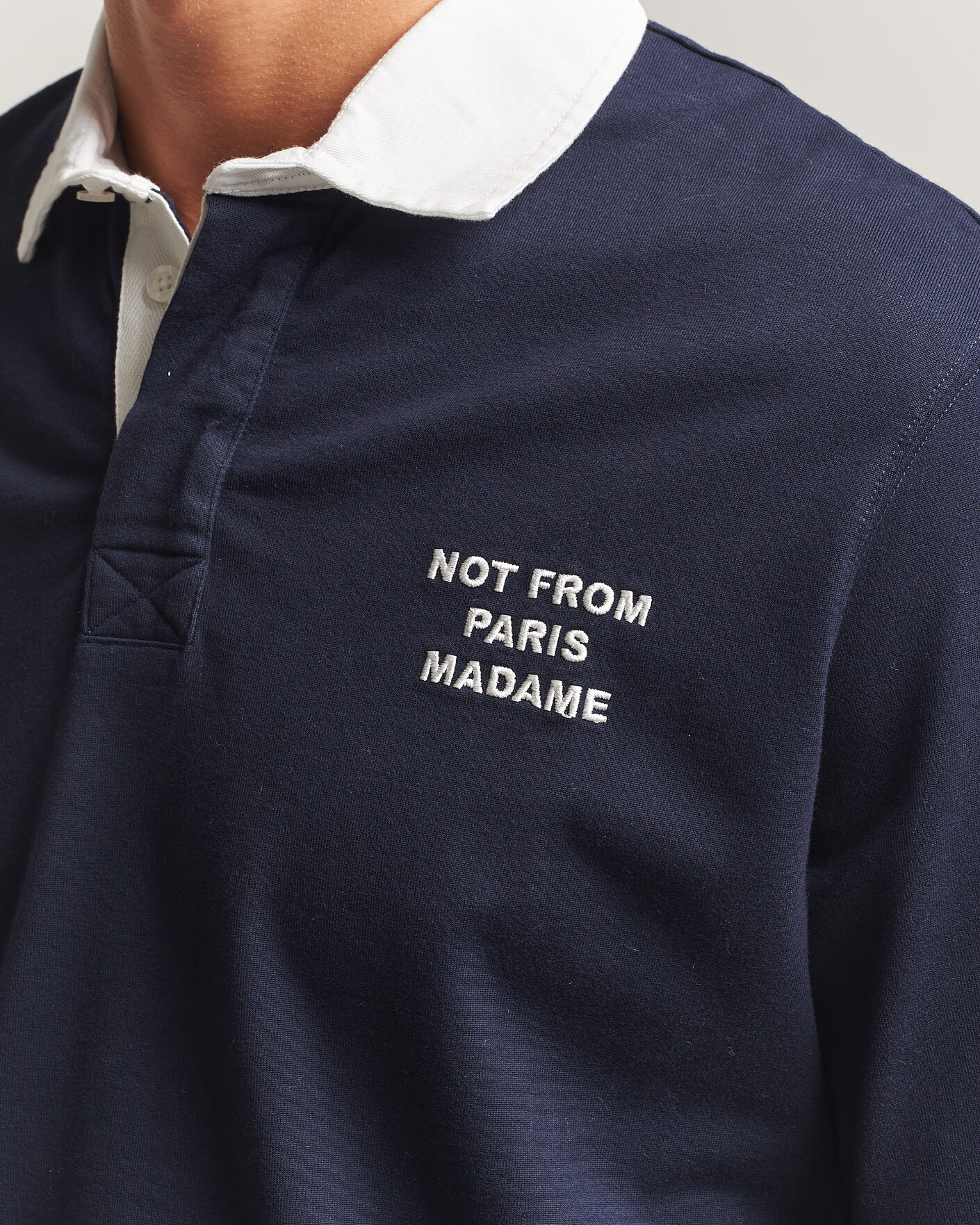 Herre | Trøjer | Drôle de Monsieur | Slogan Rugger Navy