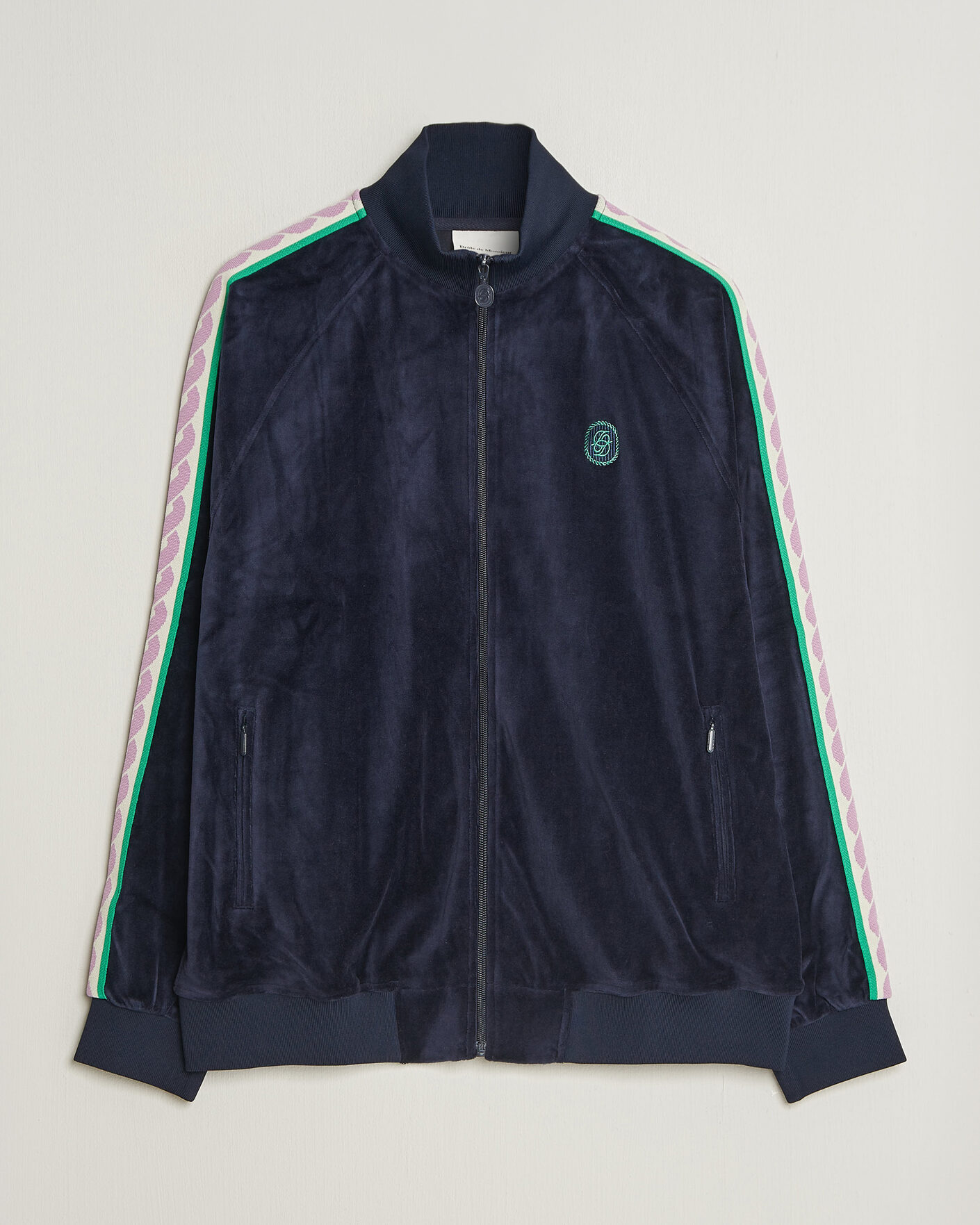 Herre | Trøjer | Drôle de Monsieur | Survêtement Velours Track Jacket Navy