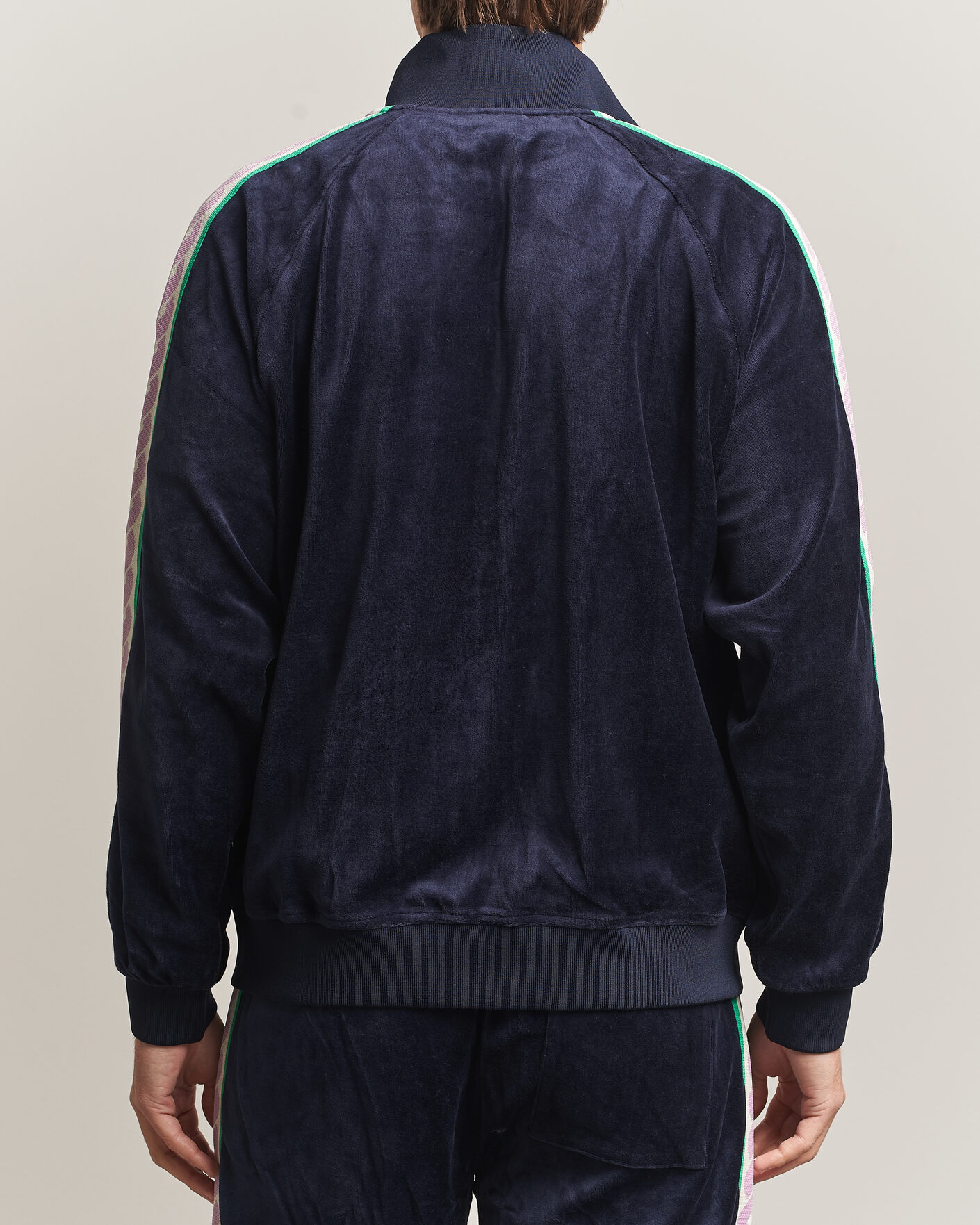 Herre | Trøjer | Drôle de Monsieur | Survêtement Velours Track Jacket Navy