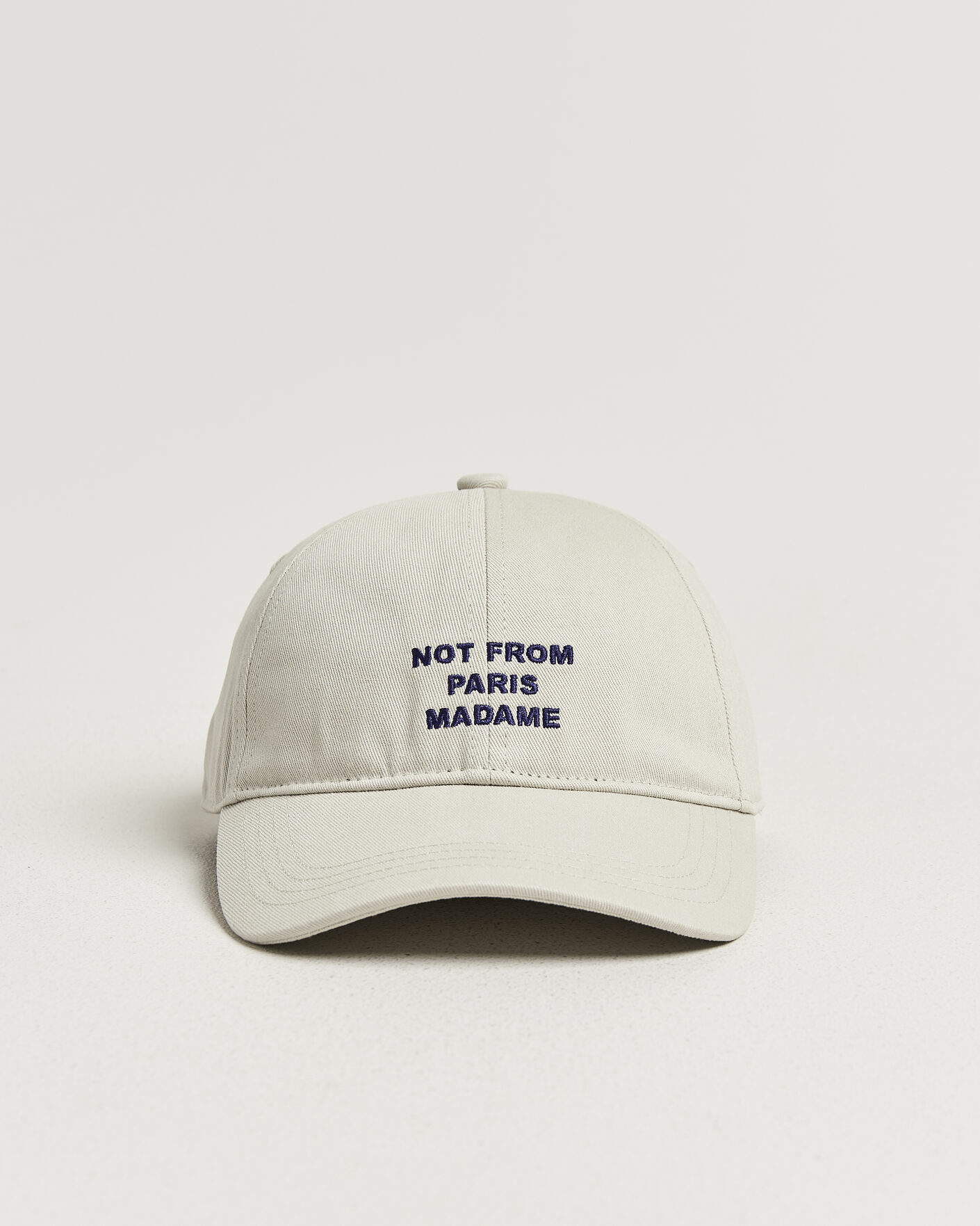 Herre | Hatte & kasketter | Drôle de Monsieur | Slogan Baseball Cap Grey