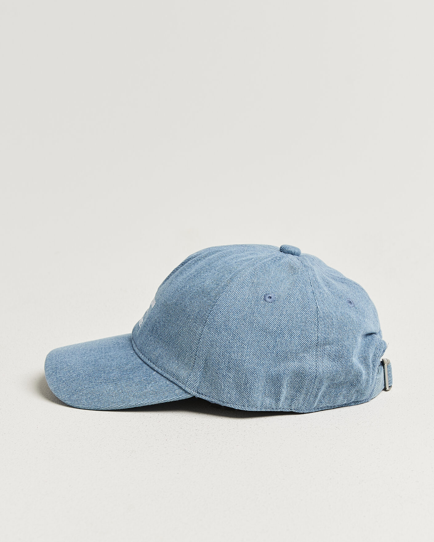 Herre | Hatte & kasketter | Drôle de Monsieur | Slogan Denim Baseball Cap Blue