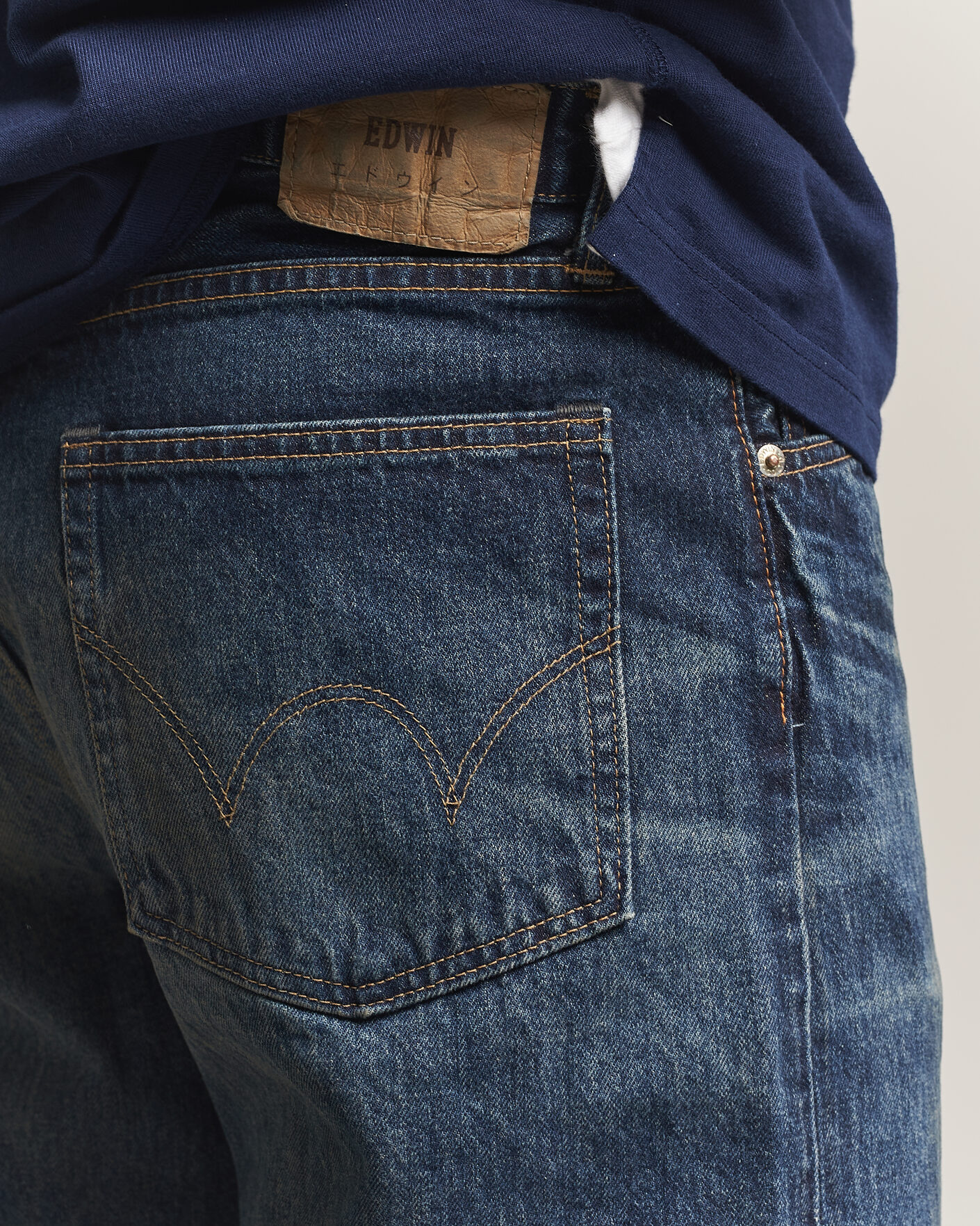 Herre | Bukser | EDWIN | Loose Straight Rainbow Selvage Jeans Dark Used