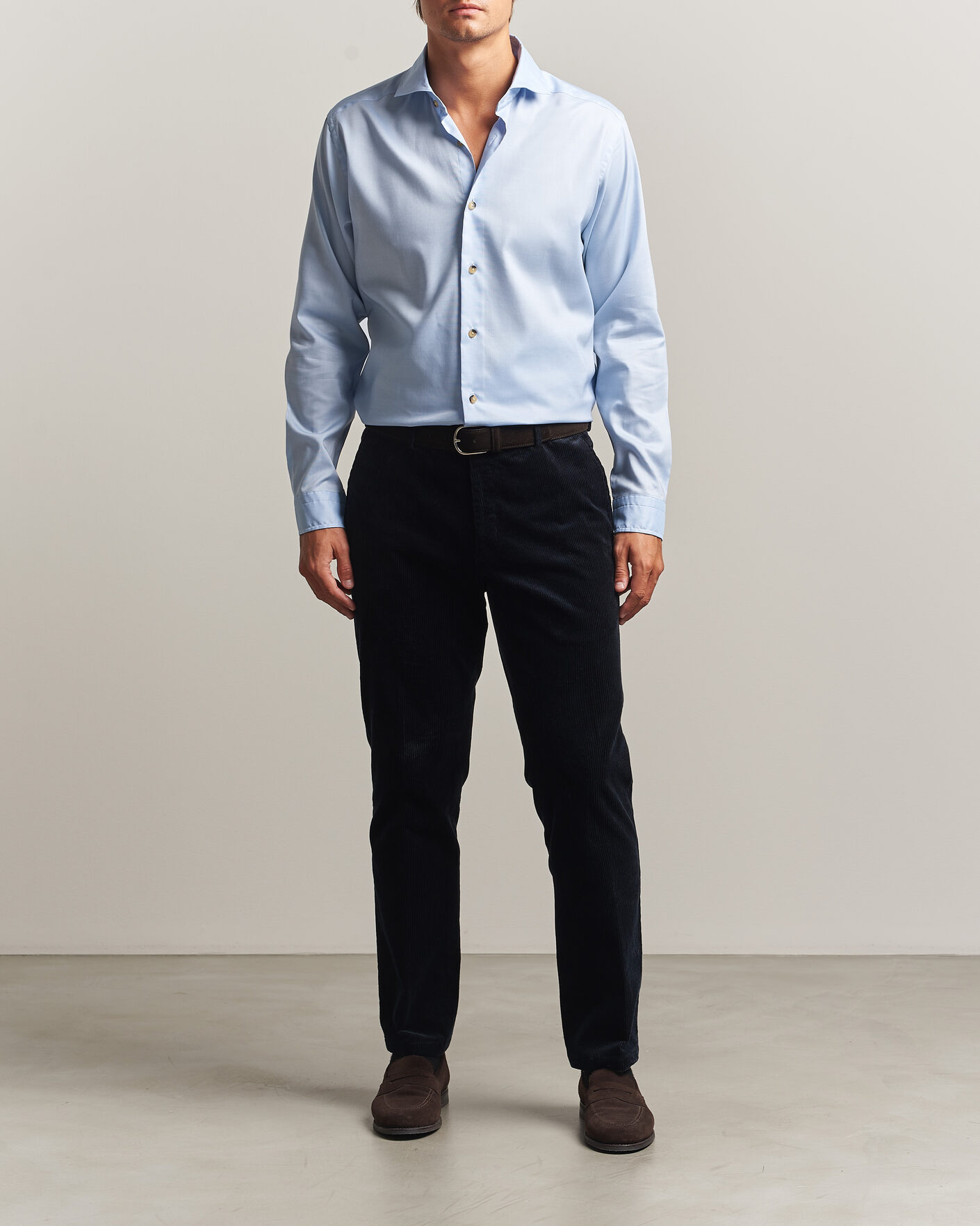 Herre | Skjorter | Eton | Signature Oxford Shirt Light Blue