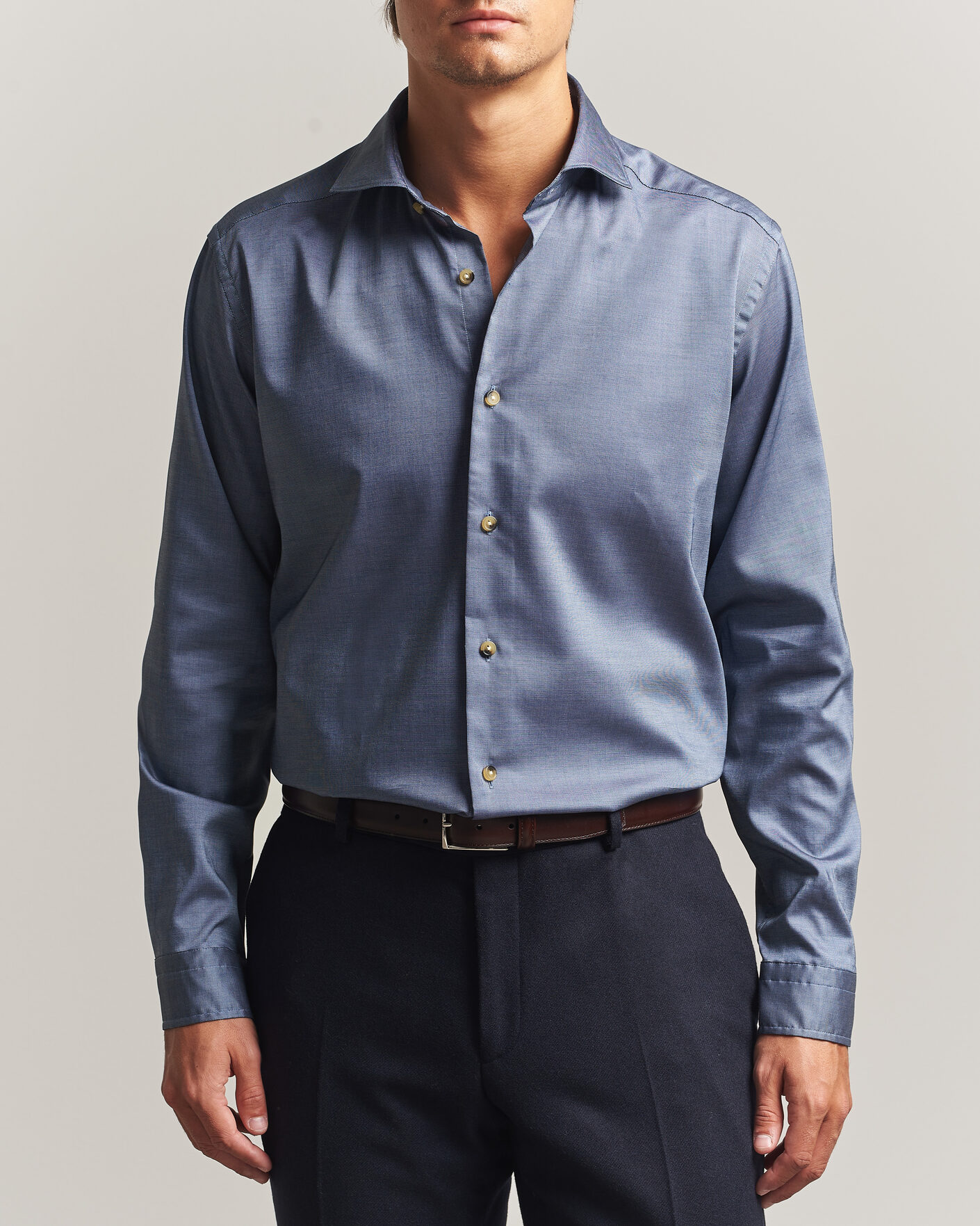 Herre | Skjorter | Eton | Signature Oxford Shirt Blue