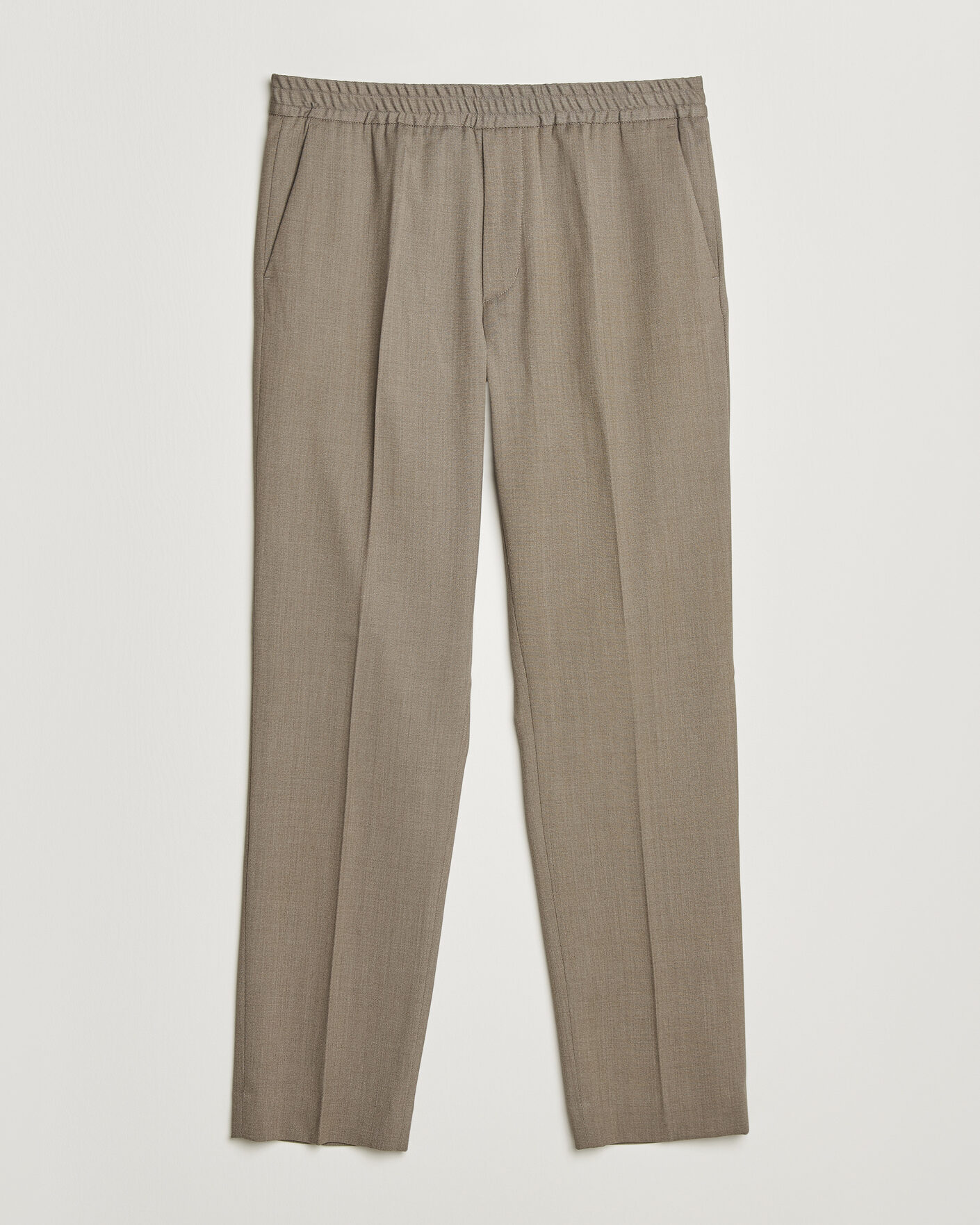 Herre | Bukser | Filippa K | Theo Relaxed Wool Trousers Stone Taupe