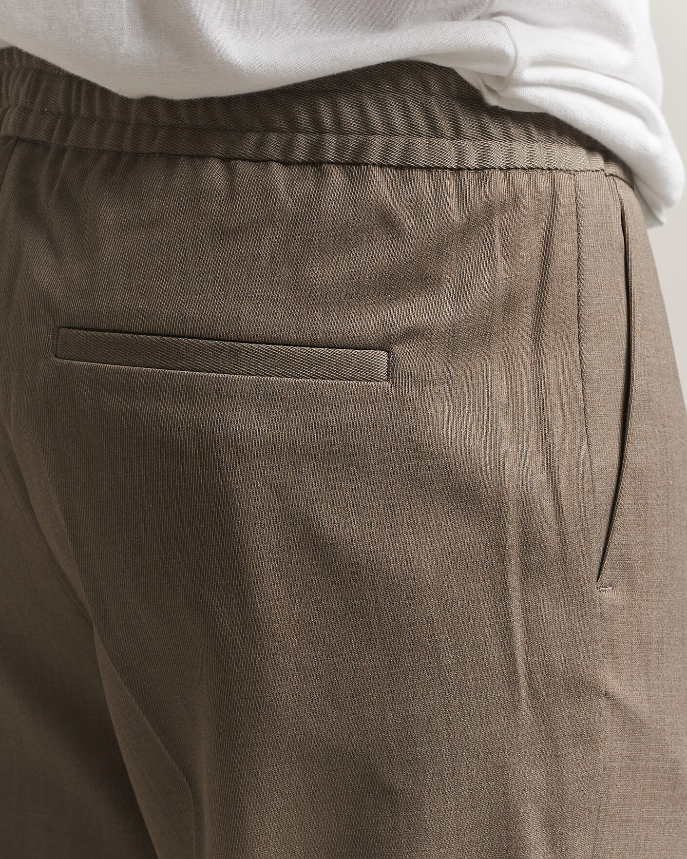 Herre | Bukser | Filippa K | Theo Relaxed Wool Trousers Stone Taupe